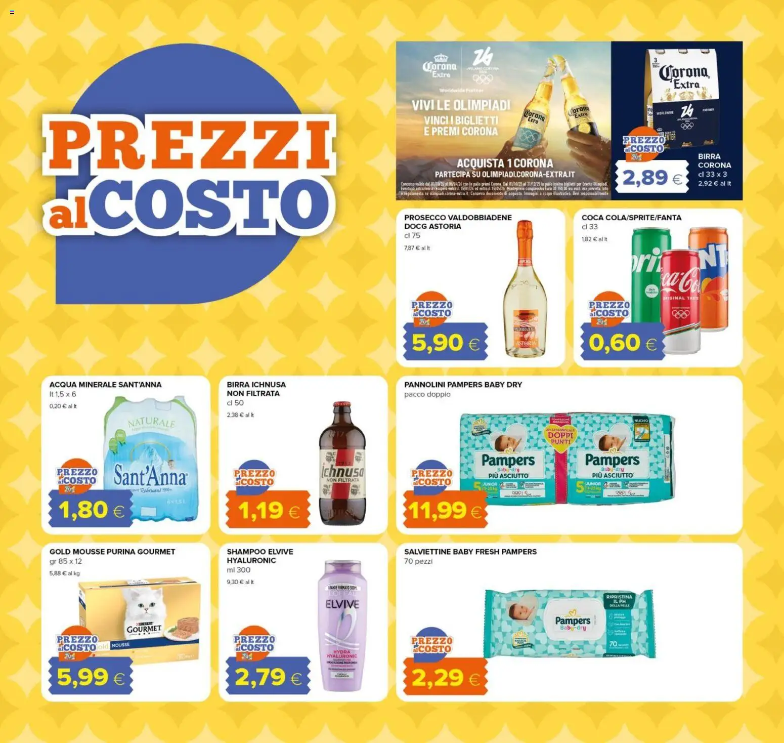 Volantino Tigre del 15.01.2026 | Pagina: 3 | Prodotti: Prosecco, Acqua, Pampers, Acqua minerale