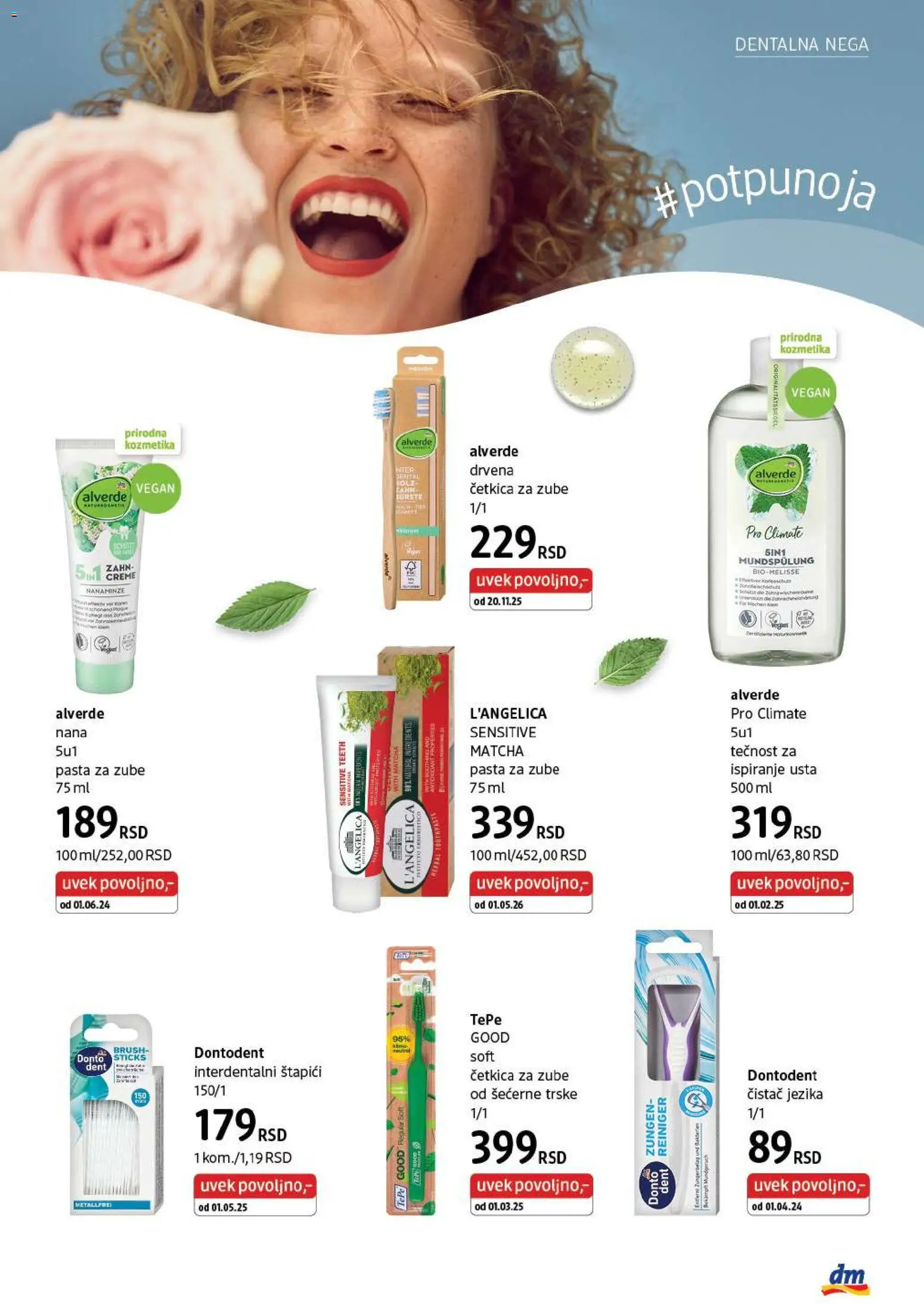 DM Drogerie katalog - važi od 01.05.2026 | Strana: 19 | Proizvode: Pasta za zube, Četkica za zube, Tečnost za ispiranje usta