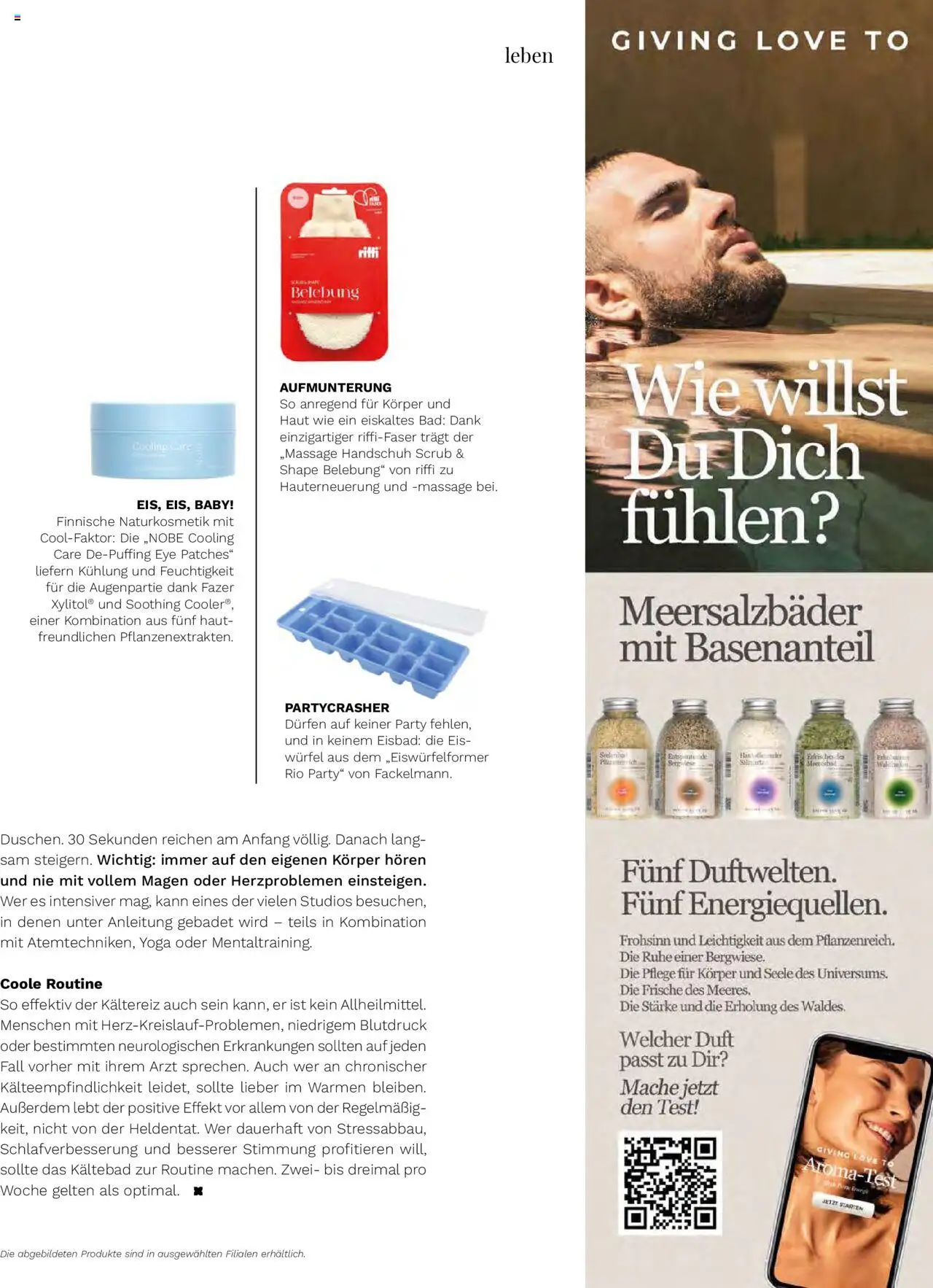 Müller Magazine Lifestyle 5/25 gültig ab 17.09.2025 | Seite: 85 | Produkte: Eis, Bad, Duft