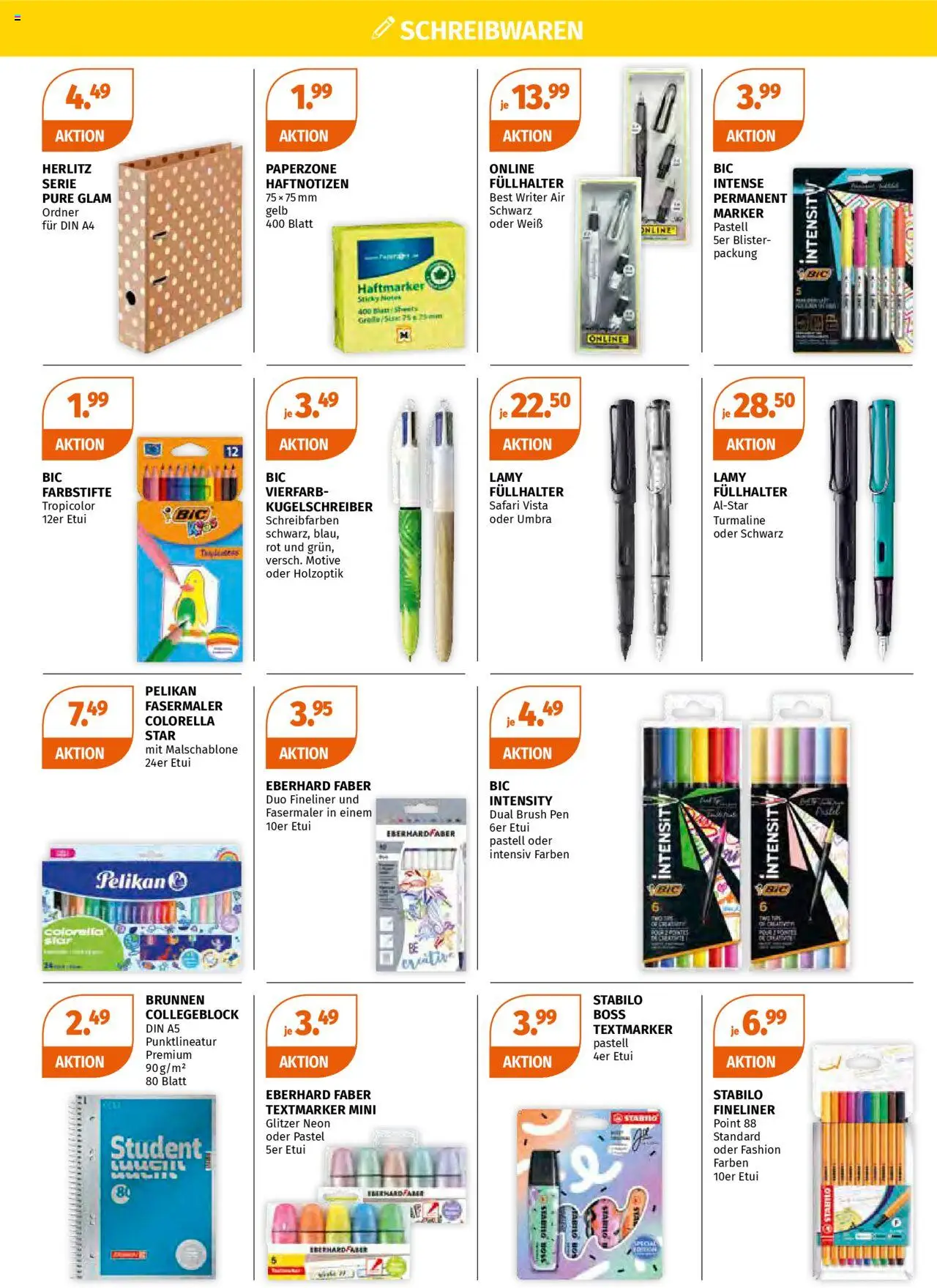Müller Schulanfang Sachsen, Sachsen-Anhalt, Thüringen - gültig ab dem 28.07.2025 | Seite: 10 | Produkte: Notebook, Highlighter
