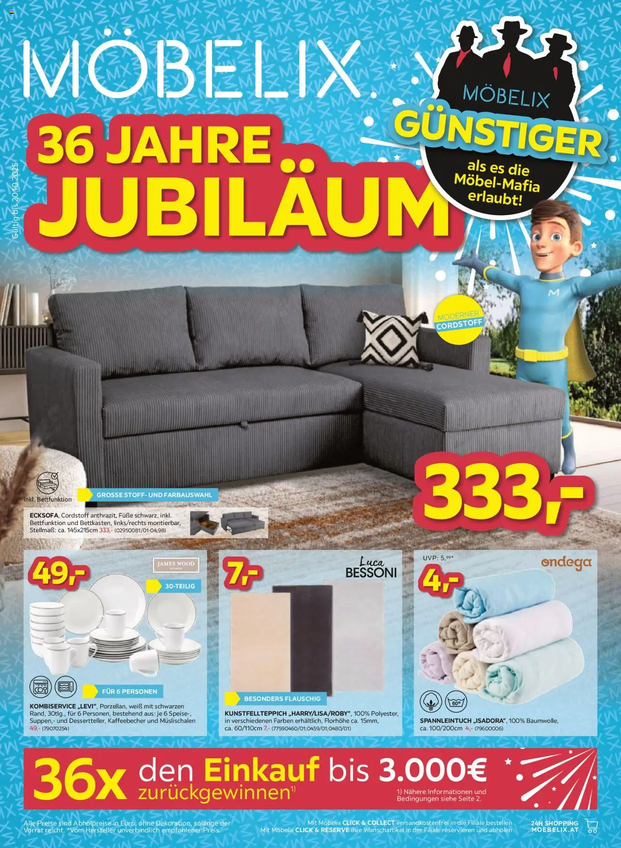 Möbelix 30 Jahre Jubiläums  gültig ab 14.10.2025 | Seite: 1