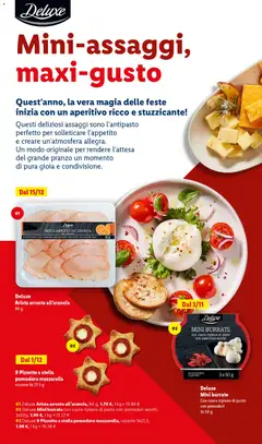 Anteprima del volantino Lidl Buone feste catalogo valido a partire dal 24.10.2025 | Pagina: 16 | Prodotti: Arrosto, Arance, Mozzarella, Pomodoro