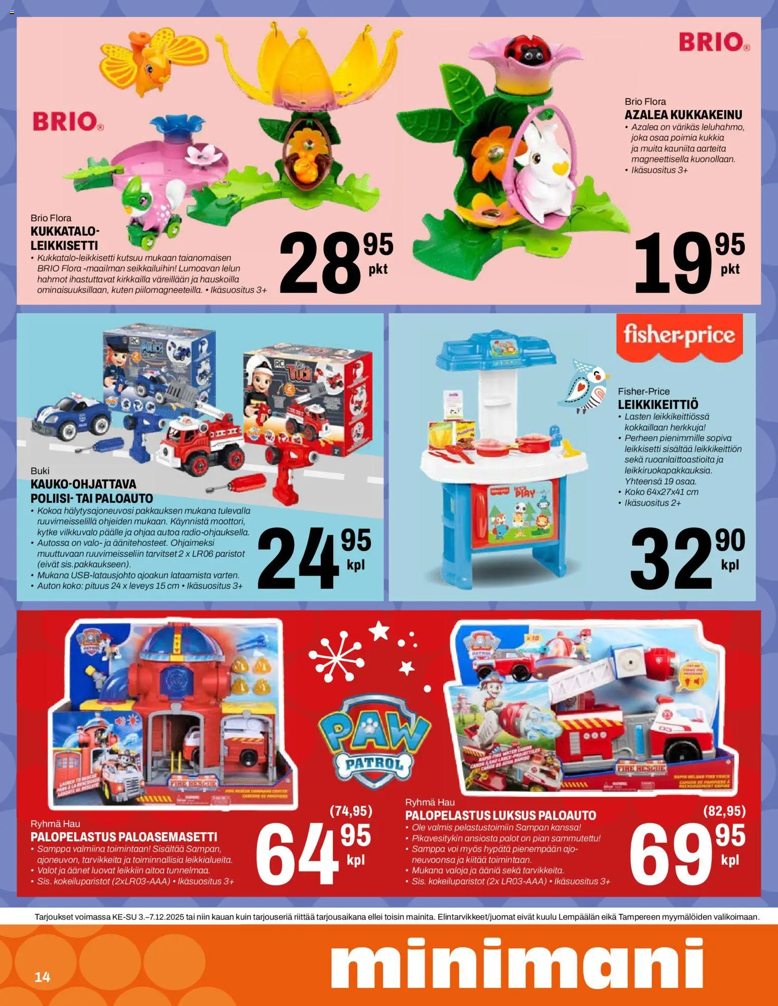 Minimani tarjoukset – voimassa 03.12.2025 alkaen | Sivu: 14 | Tuotteet: Paristot, Voi