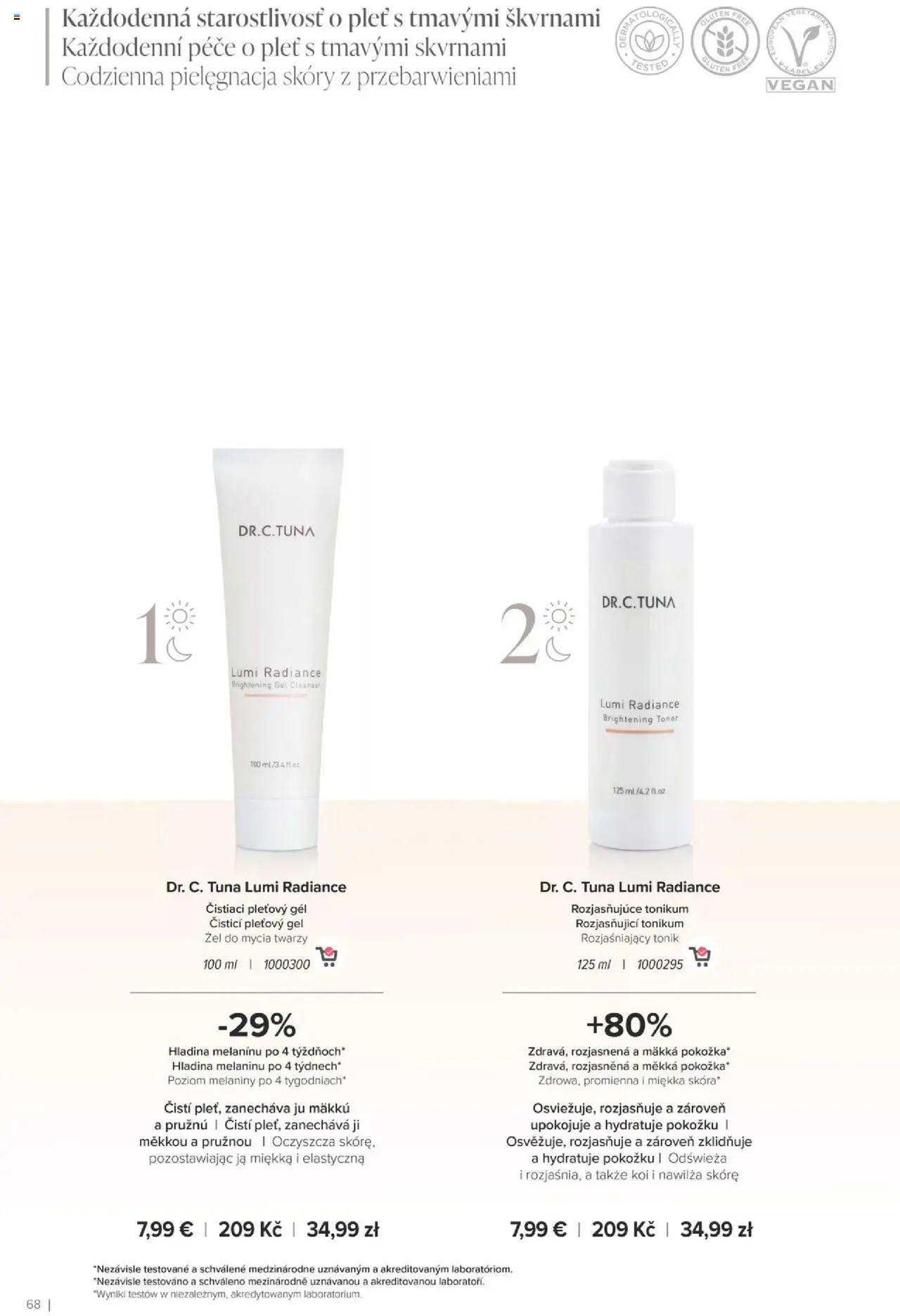 Nové Farmasi akcie – leták je platný od 24.09.2025 | Strana: 68 | Produkty: Toner