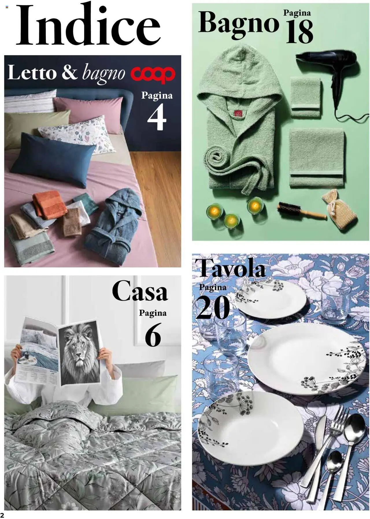 Volantino Ipercoop del 08.10.2025 | Pagina: 2 | Prodotti: Letto, Bagno