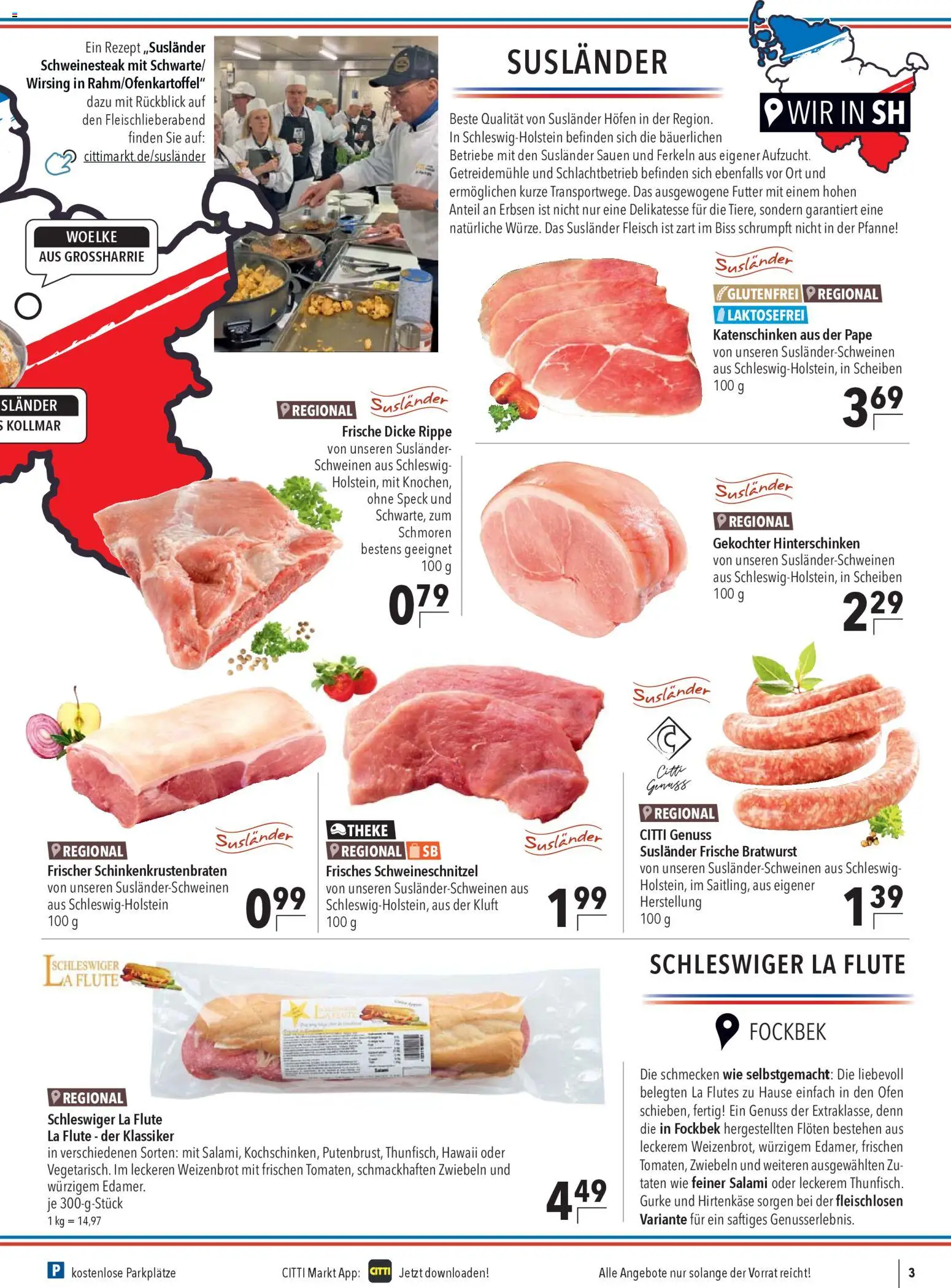 CITTI Markt Prospekt 	 – gültig ab 28.01.2026 | Seite: 3 | Produkte: Ofen, Zwiebeln, Fleisch, Erbsen