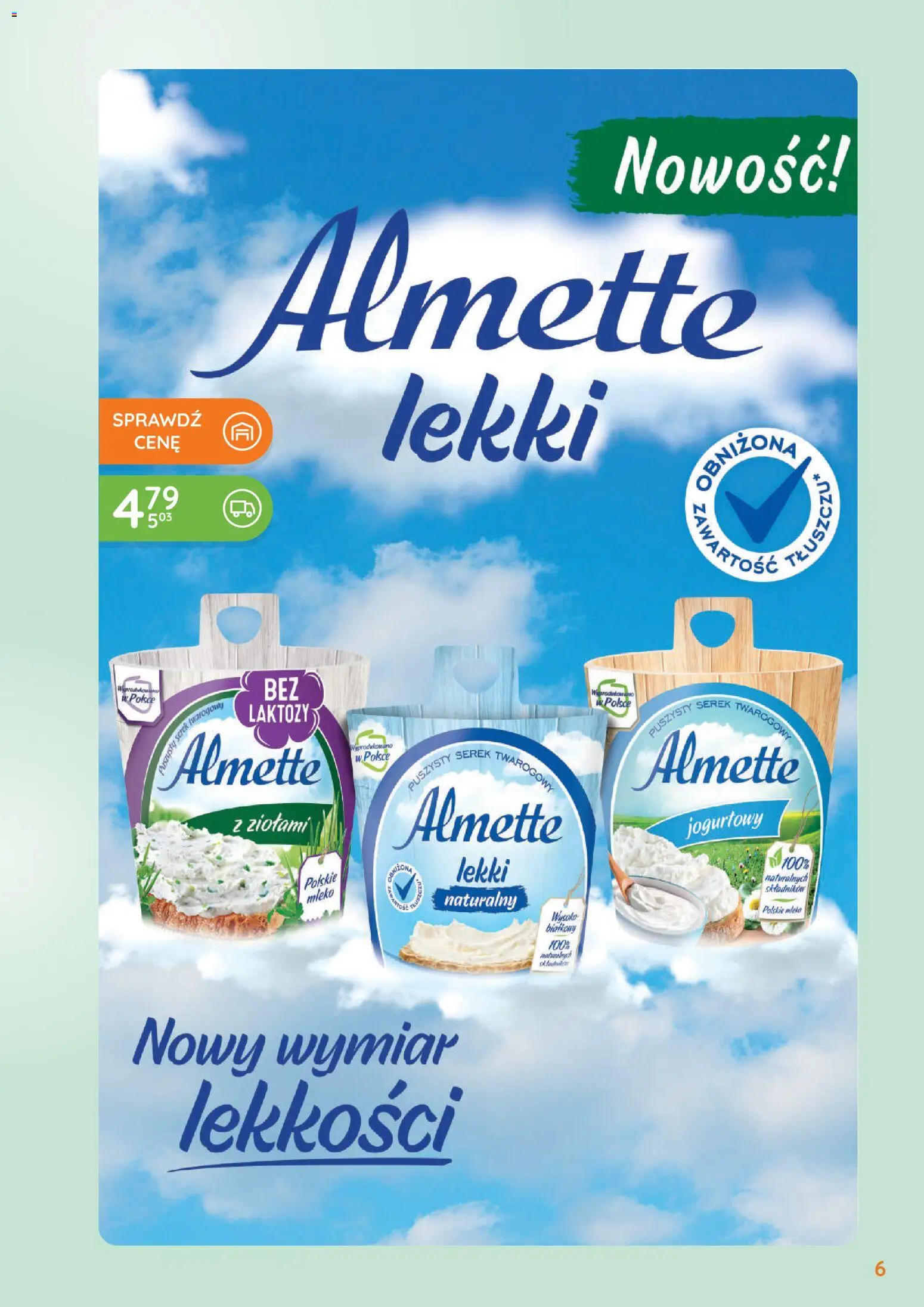 Eurocash gazetka - Oferta Handlowa od 06.04.2026 | Strona: 6 | Produkty: Serek, Mleko