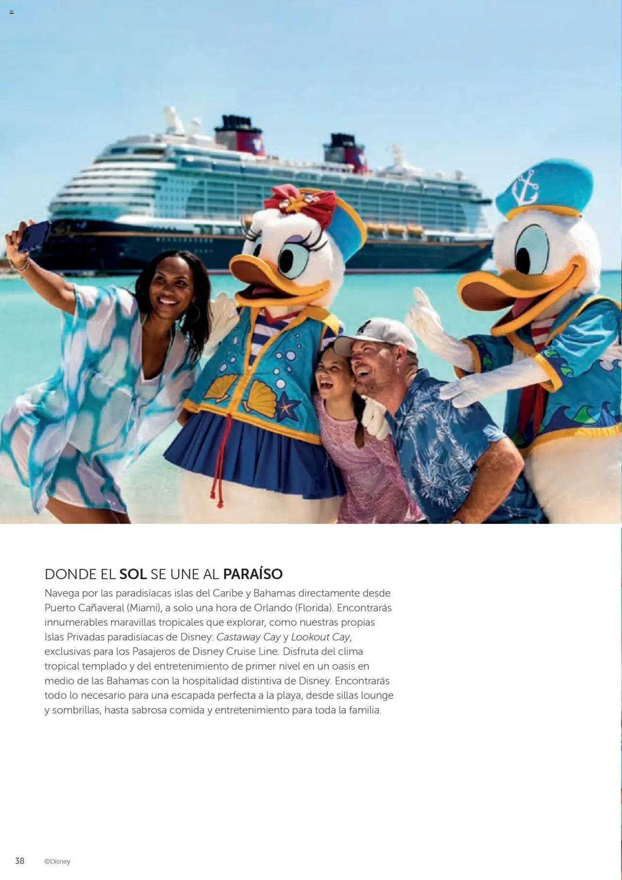 Viajes El Corte Inglés Disney Cruise Line │ válido desde el 28.01.2025 | Página: 38