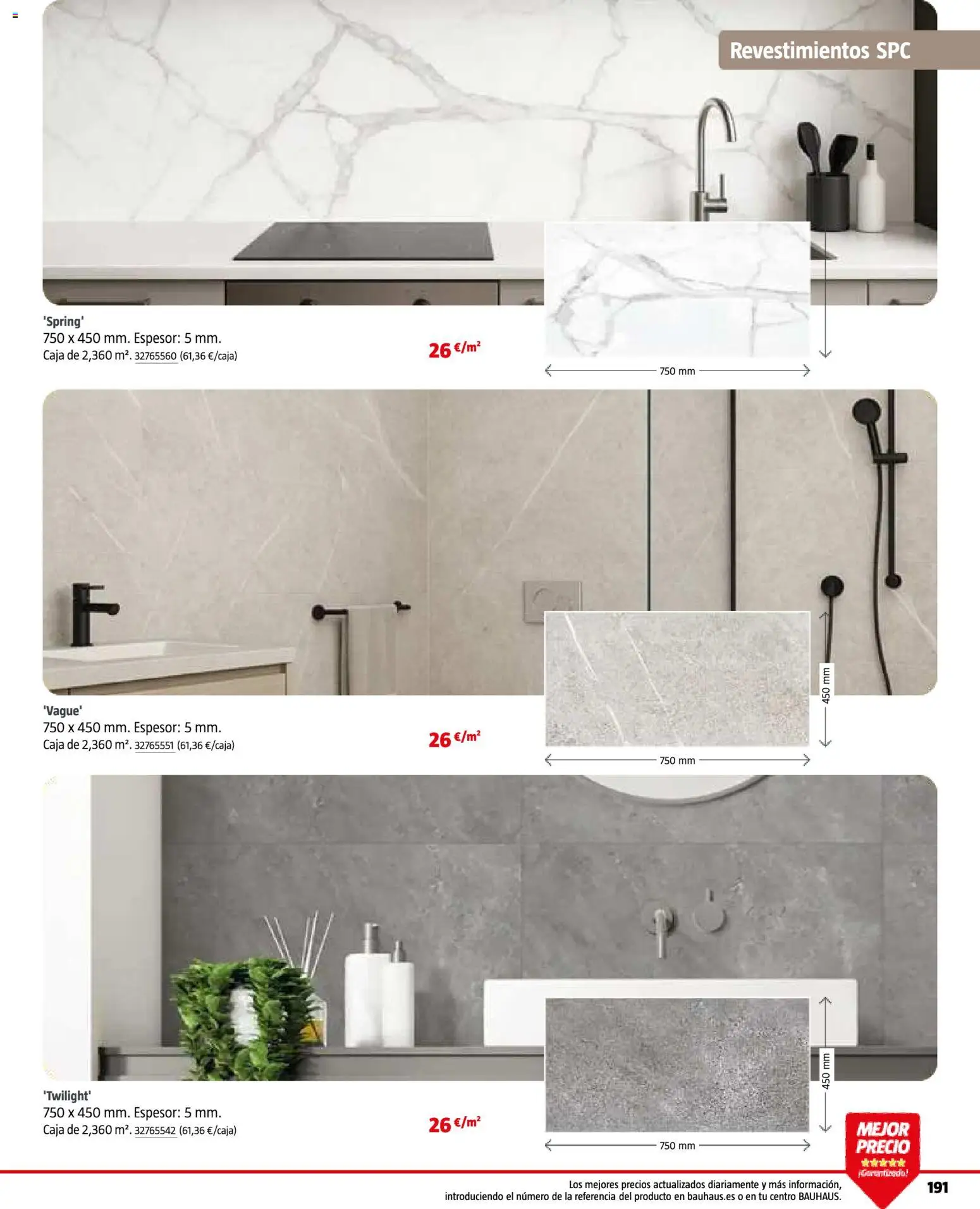 Bauhaus - Suelos y revestimientos │ válido desde el 24.02.2026 | Página: 191 | Productos: Caja