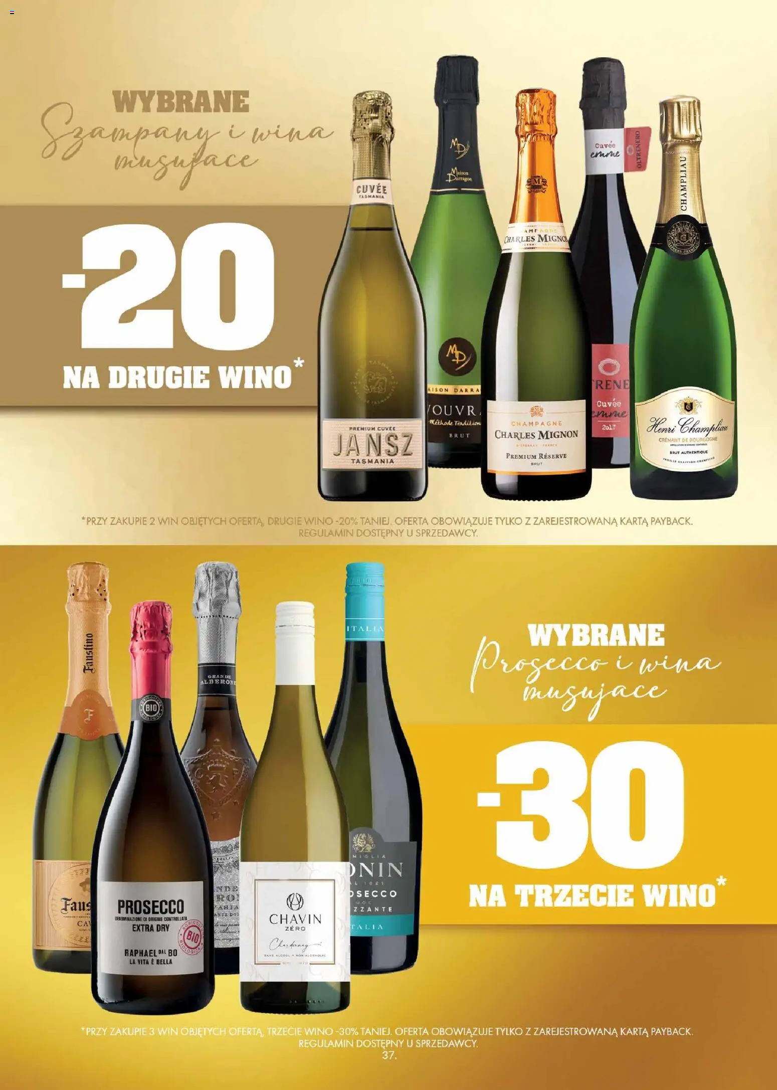Al.Capone Gazetka od 13.11.2025 | Strona: 37 | Produkty: Karta, Champagne, Wino, Prosecco