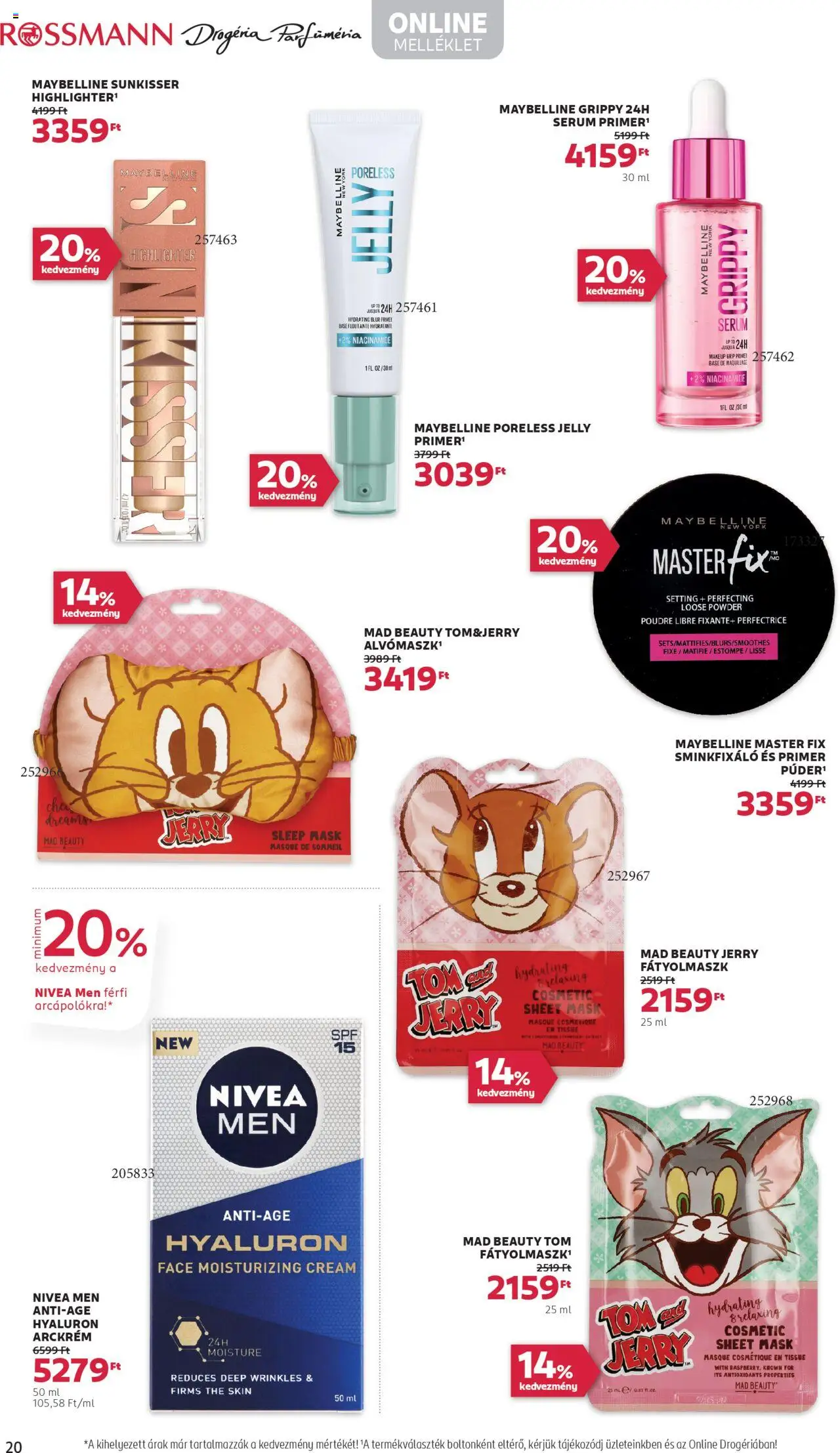 Rossmann akciós ujság - amely érvényes a következő dátumtól: 28.07.2025 | Oldal: 22 | Termékek: Arckrém