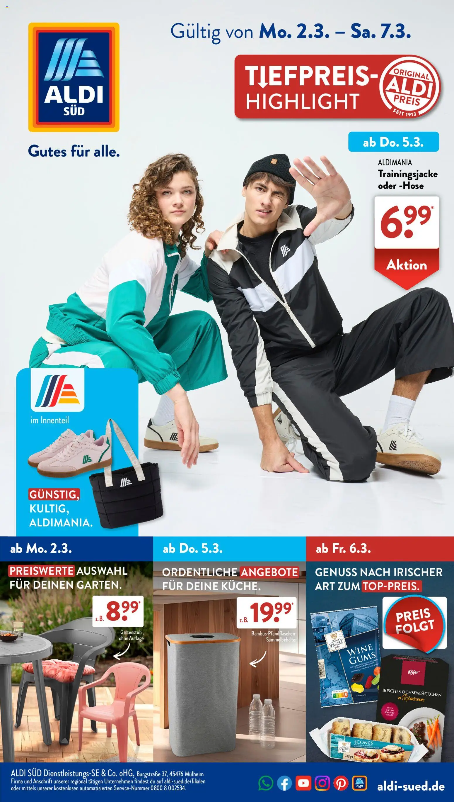 Aldi Süd Prospekt 	 – gültig ab 02.03.2026 | Seite: 1