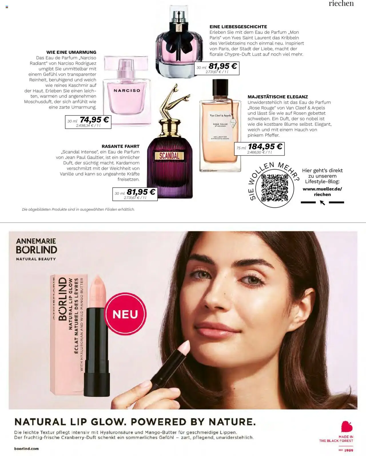 Müller  Lifestyle – gültig ab 15.09.2025 | Seite: 25 | Produkte: Parfüm, Rouge, Mango, Eau de Parfum