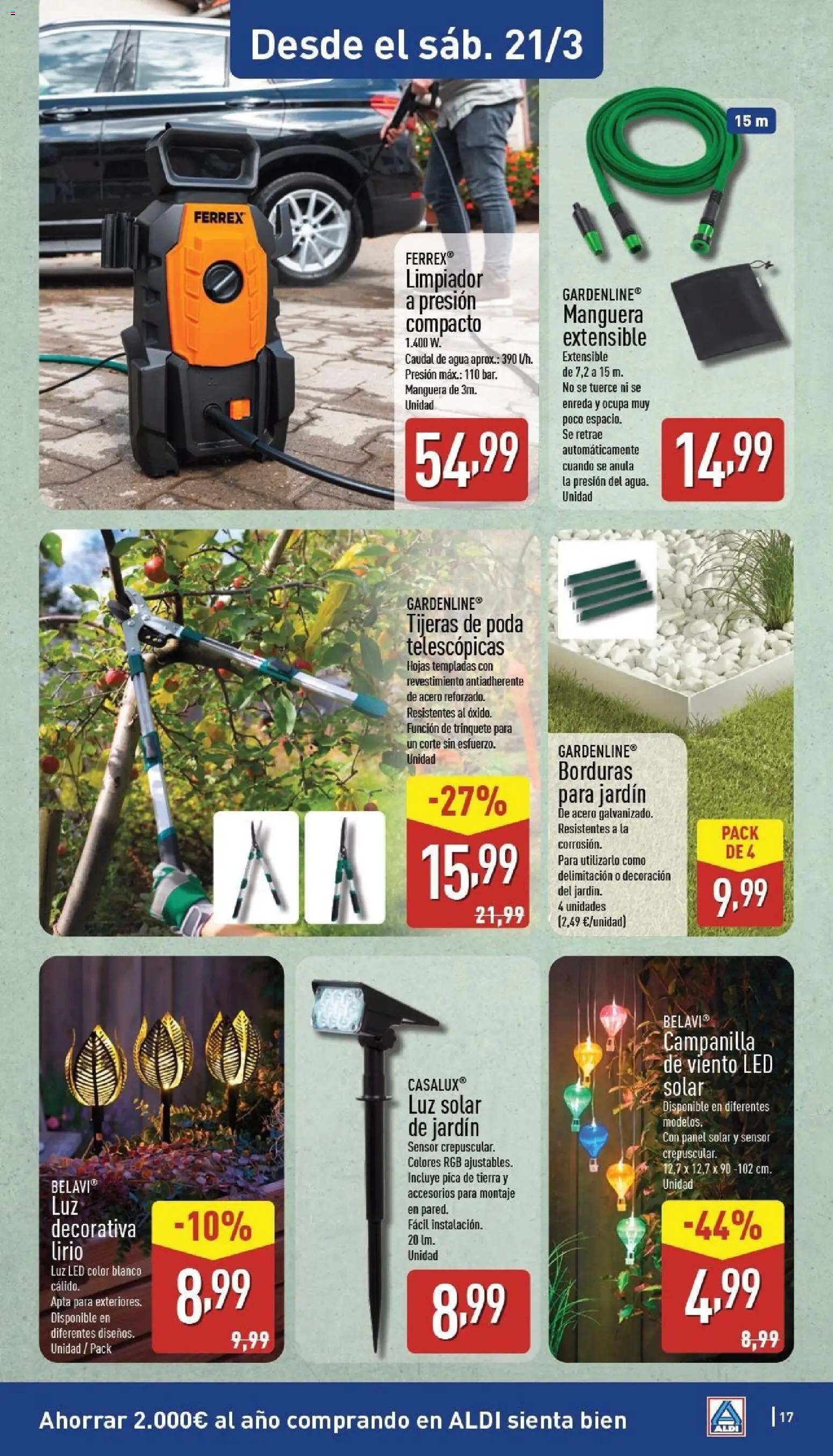 Aldi folleto Baleares │ válido desde el 16.03.2026 | Página: 17 | Productos: Manguera