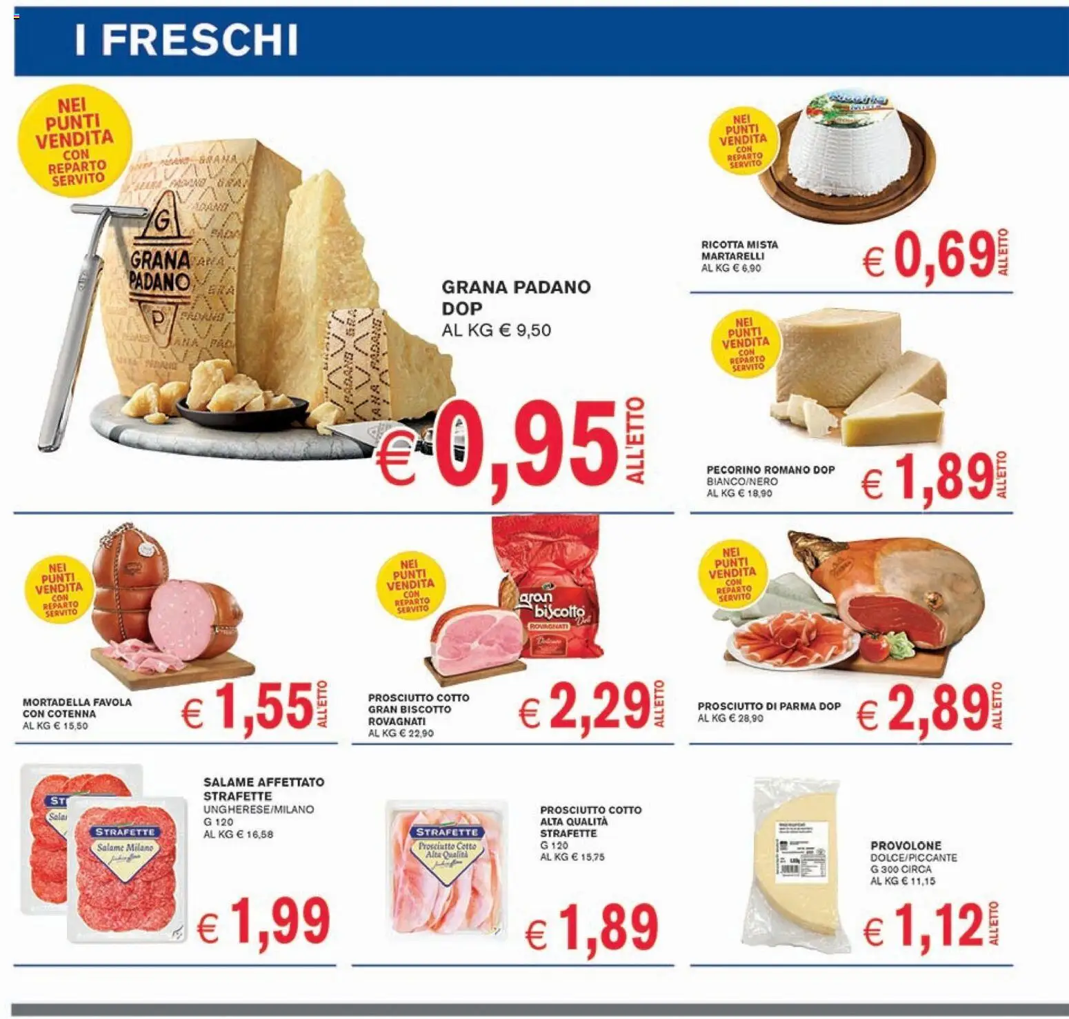 Volantino Coal del 26.03.2026 | Pagina: 6 | Prodotti: Prosciutto Cotto, Salame, Mortadella, Grana Padano