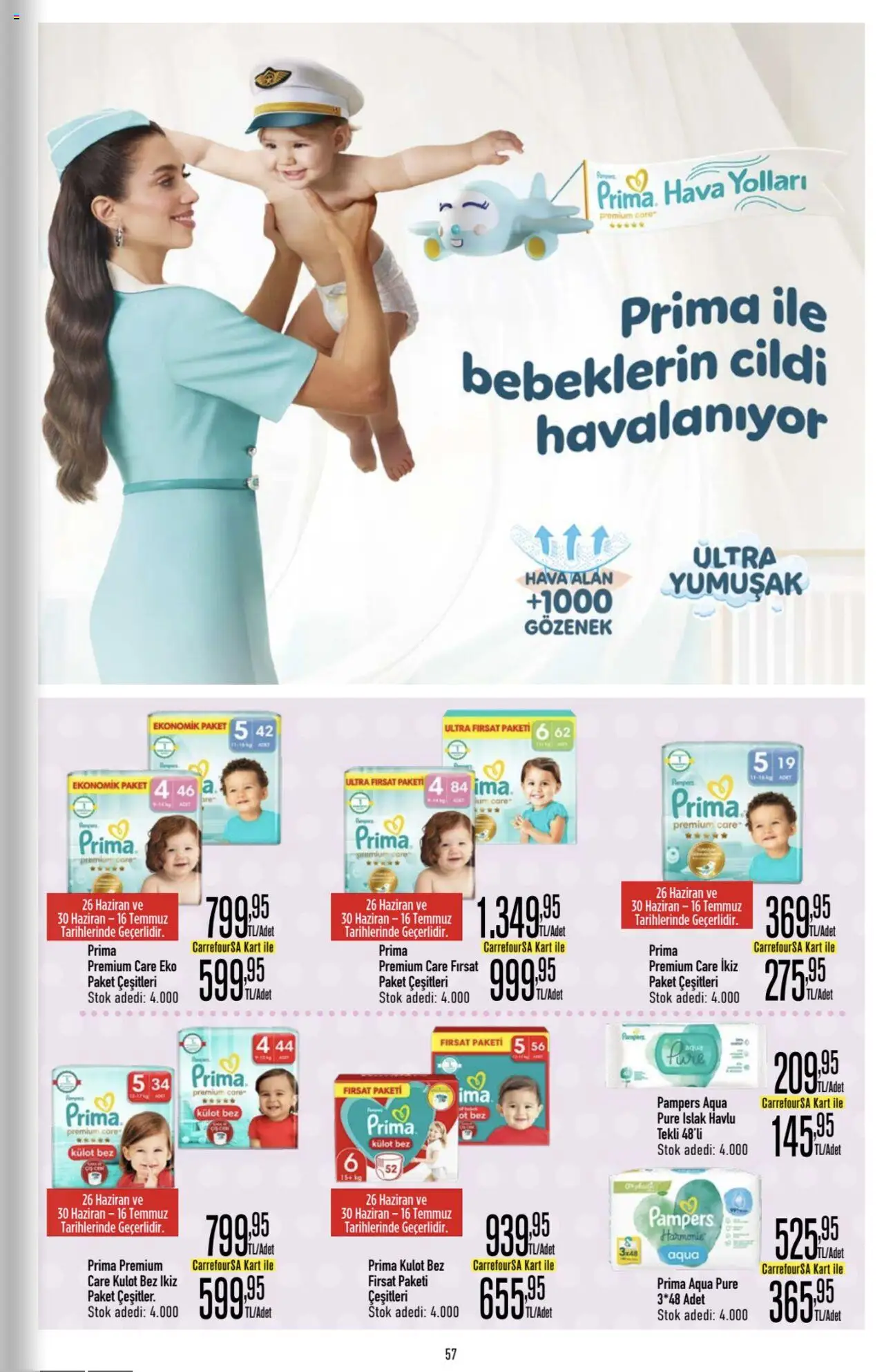 CarrefourSA Katalog - 26.06.2025 tarihinden itibaren geçerlidir | Sayfa: 57 | Ürünler: Külot, Ot