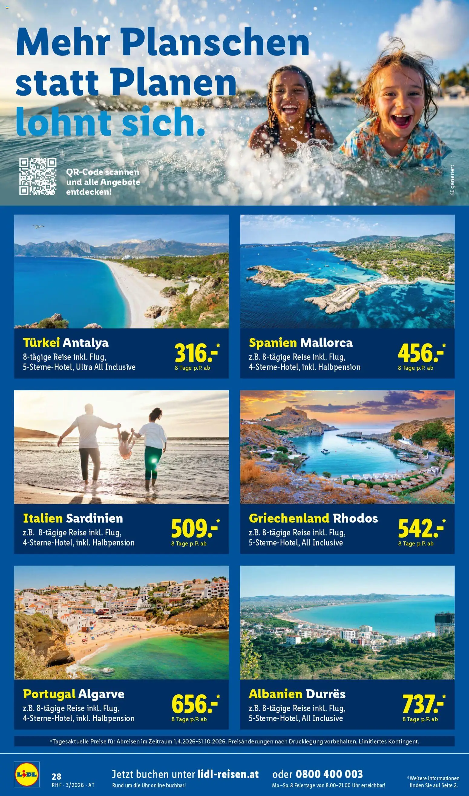 Lidl Februar/März Reise - Highlights gültig ab 28.02.2026 | Seite: 28 | Produkte: Uhr