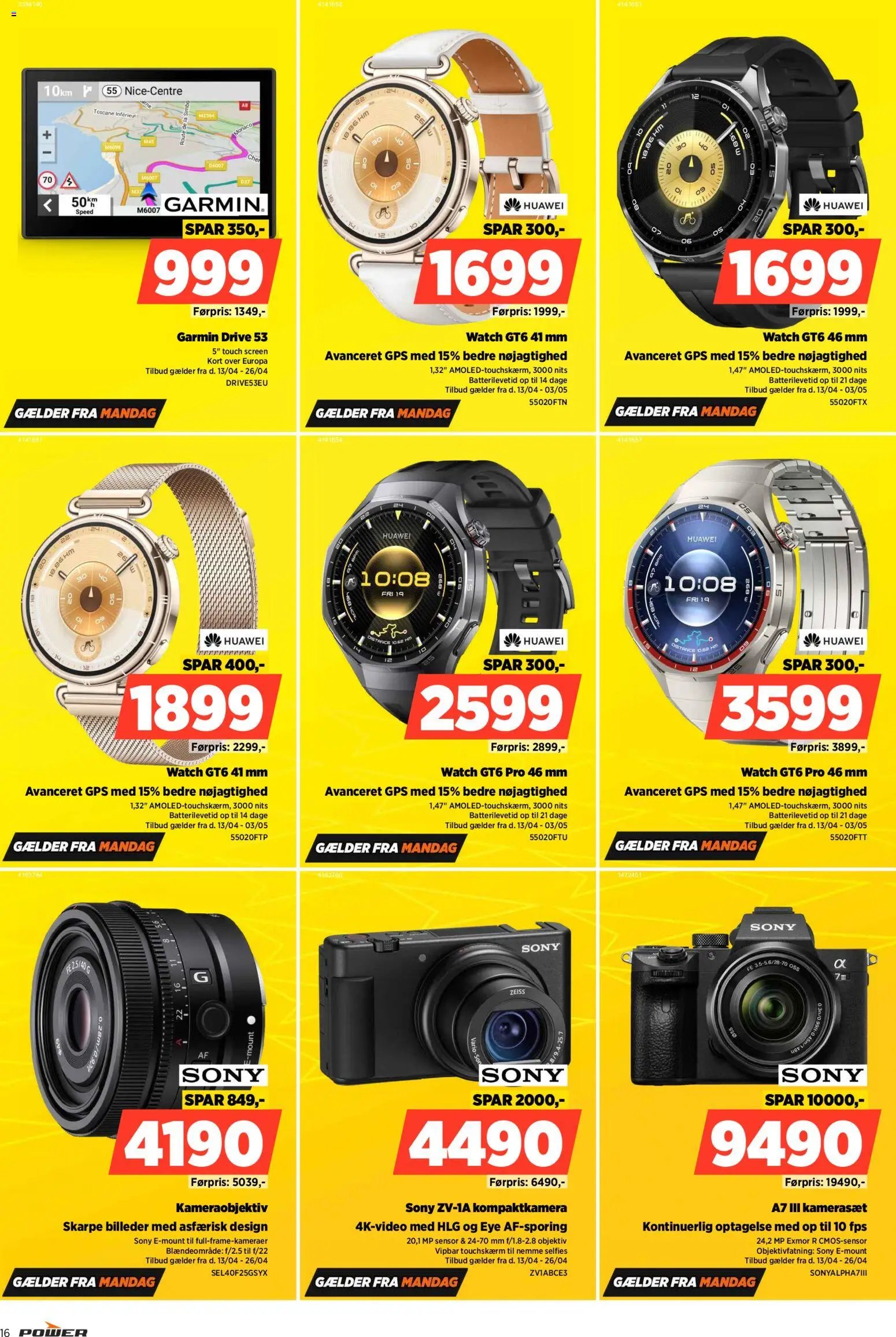 Power tilbudsavis – gyldig fra 10.04.2026 | Side: 16 | Produkter: GPS