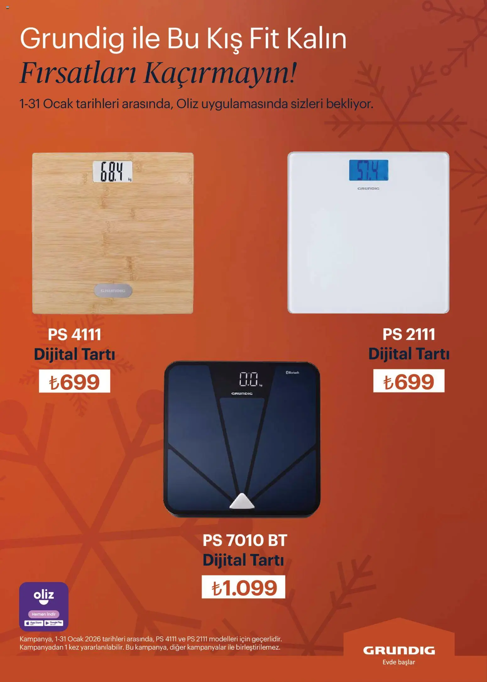 Arçelik Katalog - 01.01.2026 tarihinden itibaren geçerlidir | Sayfa: 104 | Ürünler: Tartı, Ocak