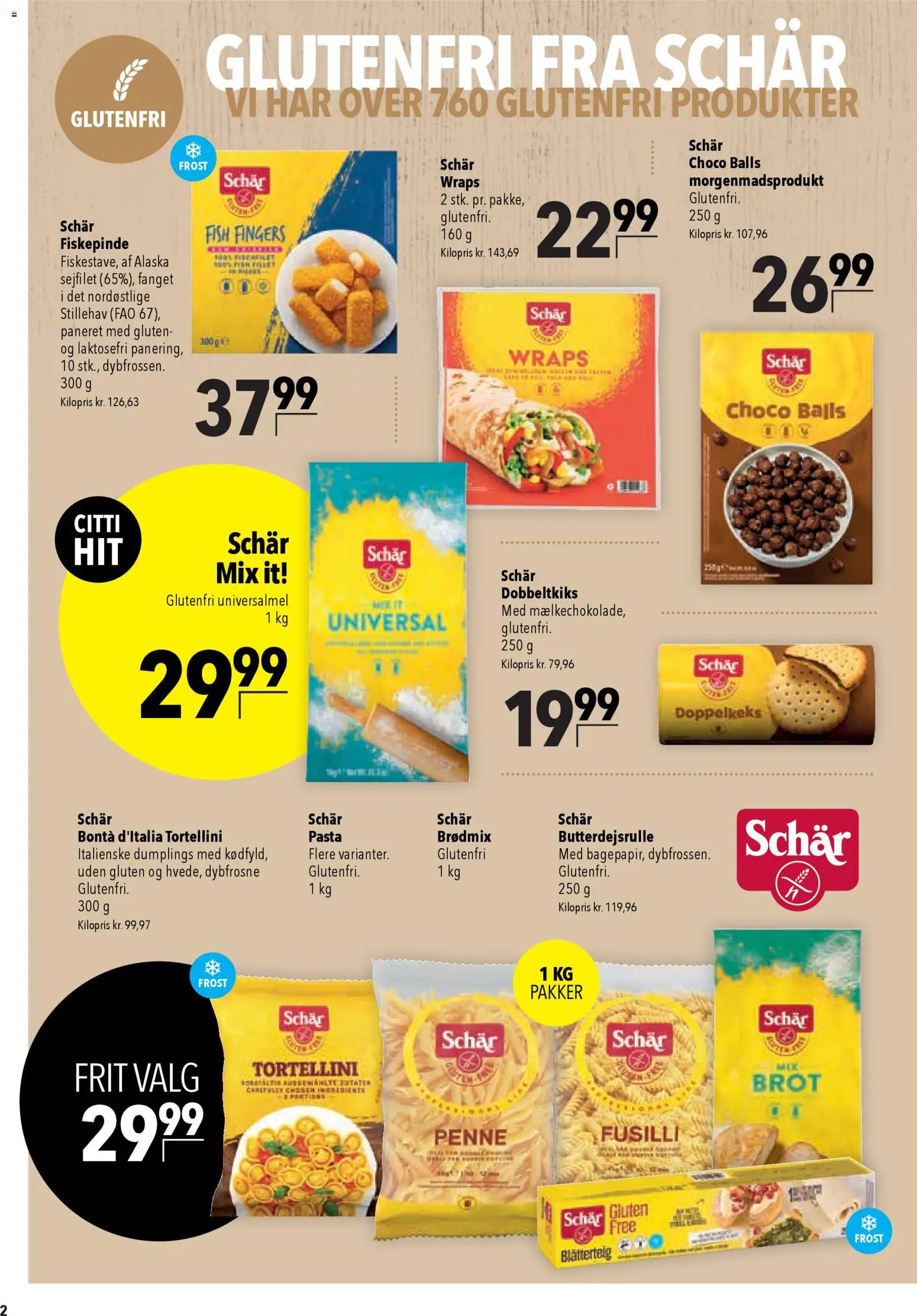CITTI Markt Dänemark-Werbung – gültig ab 25.02.2026 | Seite: 2 | Produkte: Pasta, Brot