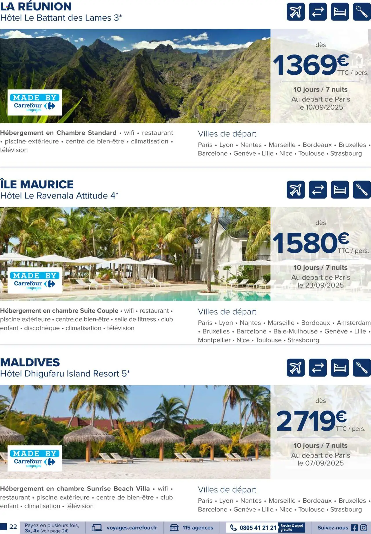  | Page: 22 | Produits: Télévision, Climatisation