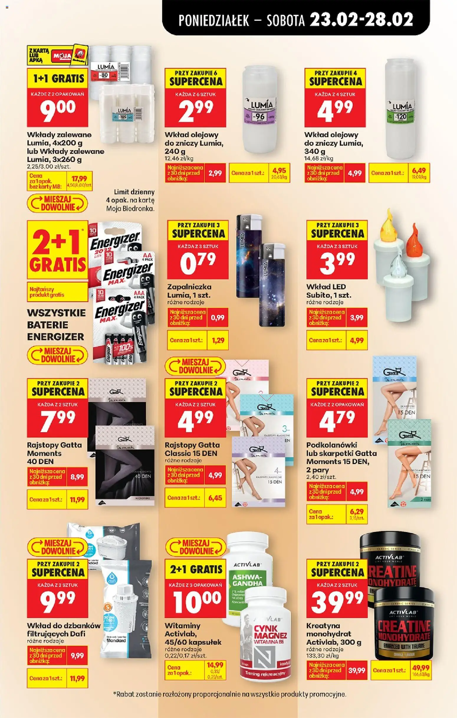 Biedronka Polsko leták od 23.02.2026 | Strana: 73 | Produkty: Karty, Baterie, LED