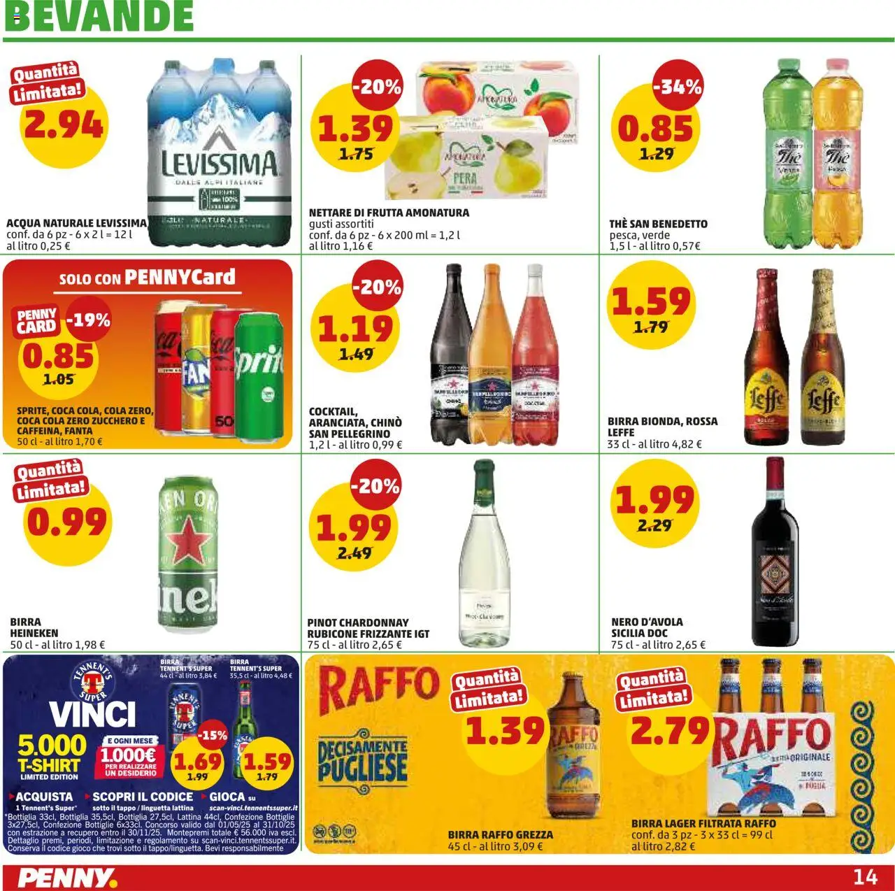 Volantino PENNY del 11.09.2025 | Pagina: 14 | Prodotti: Acqua, Zucchero, Pera, Fan
