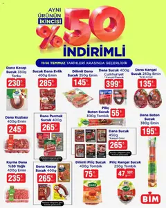 11.07.2025 tarihinden itibaren geçerli olan BİM kataloğu önizlemesi