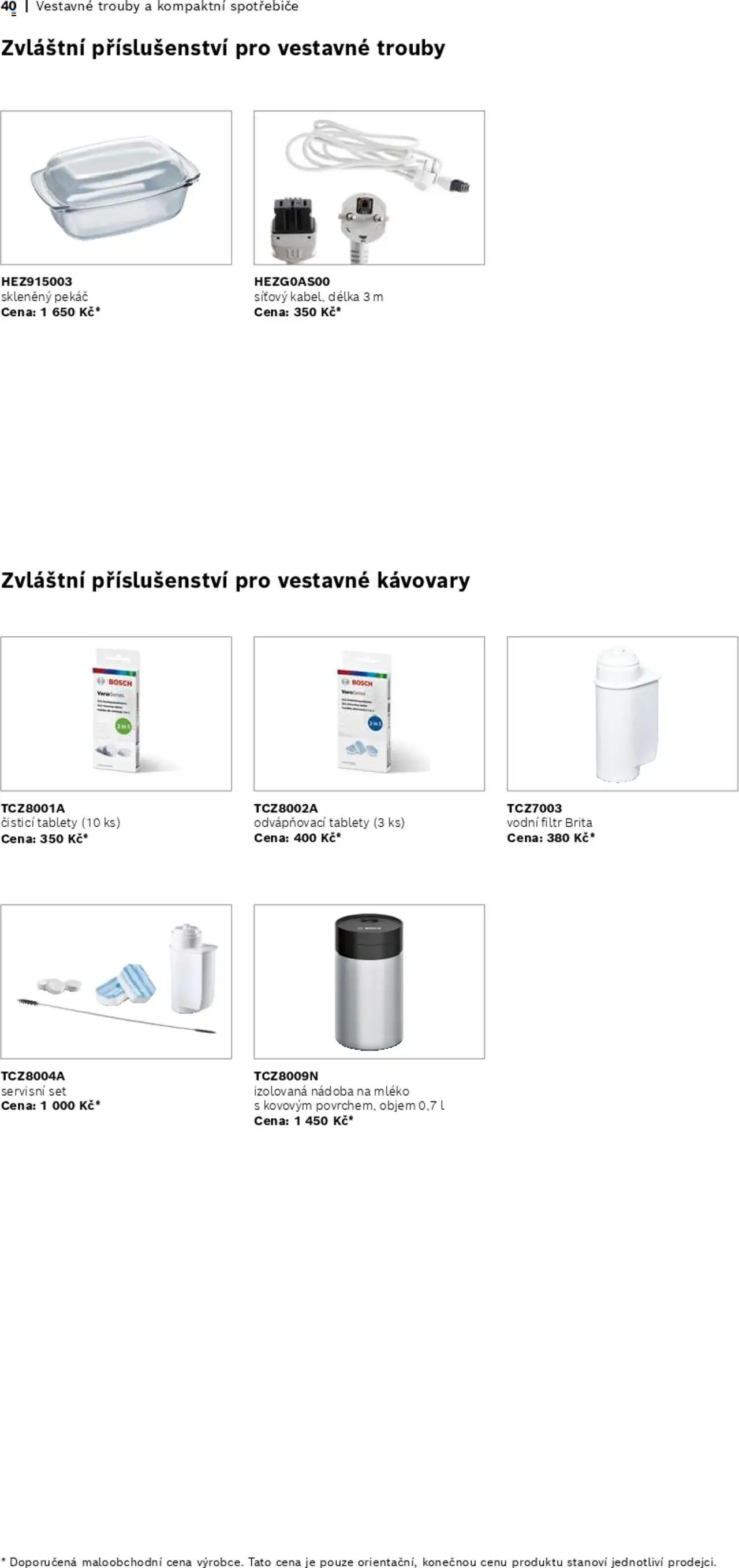 Möbelix leták - Bosch od 01.06.2024 | Strana: 40 | Produkty: Mléko, Pekáč, Brita