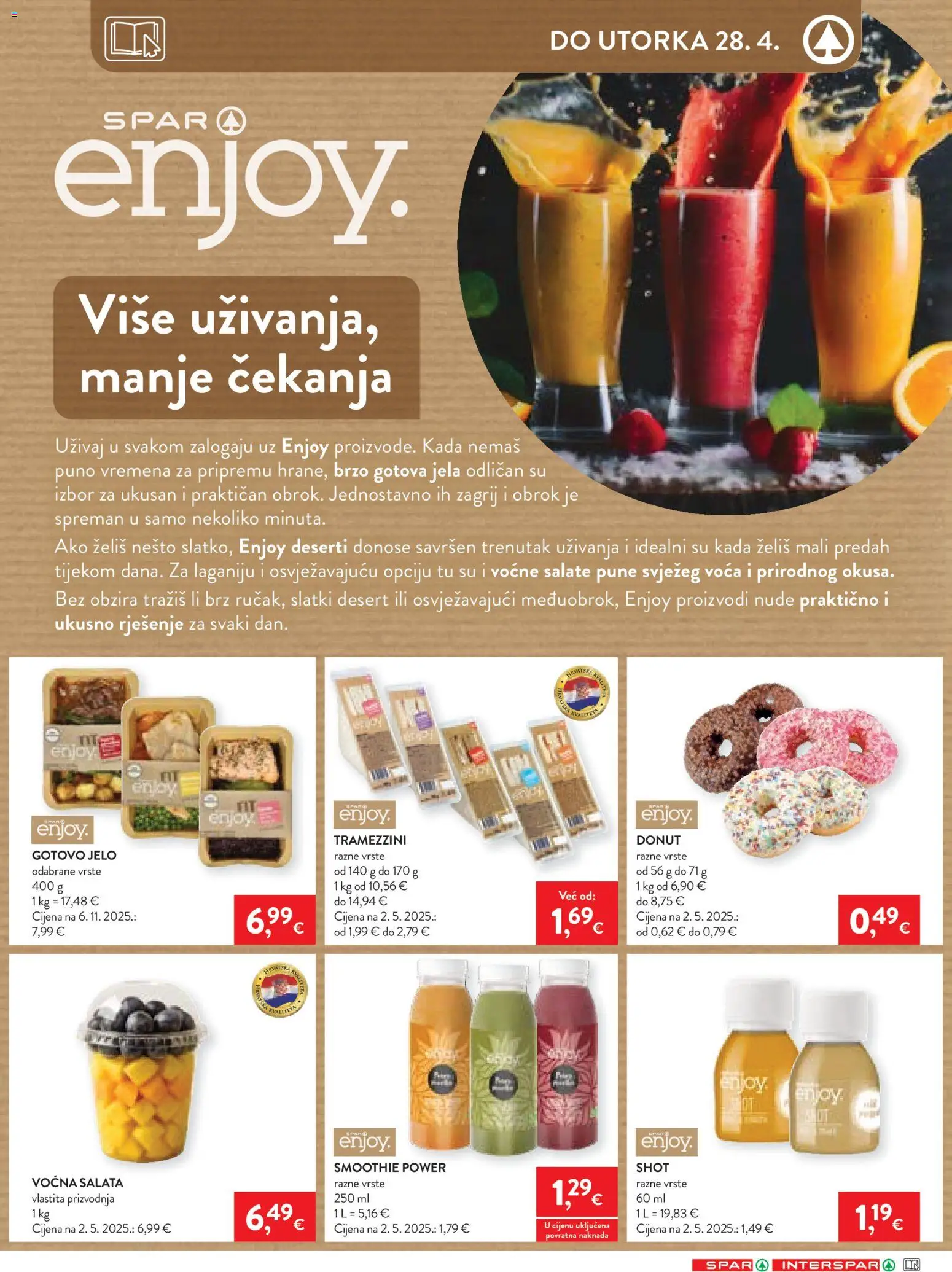 Spar katalog | vrijedi od 22.04.2026 | Stranica: 11 | Proizvodi: Salata, Smoothie