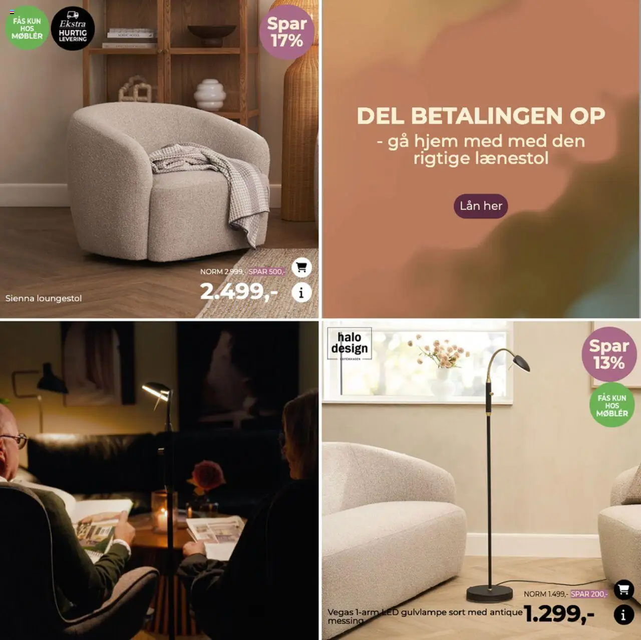 Møblér tilbudsavis – gyldig fra 25.09.2025 | Side: 17 | Produkter: Lænestol