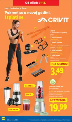 Sretna nova 2026 godina! Lidl - Pregled kataloga iz trgovine Lidl, vrijedi od 27.12.2025 | Stranica: 38