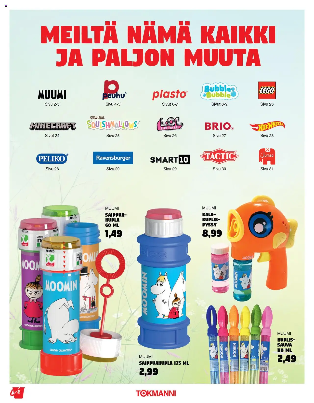 Tokmanni - Lelut 2025 – voimassa 28.04.2025 alkaen | Sivu: 2
