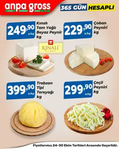 24.10.2025 tarihinden itibaren geçerli olan Anpa Gross kataloğu önizlemesi