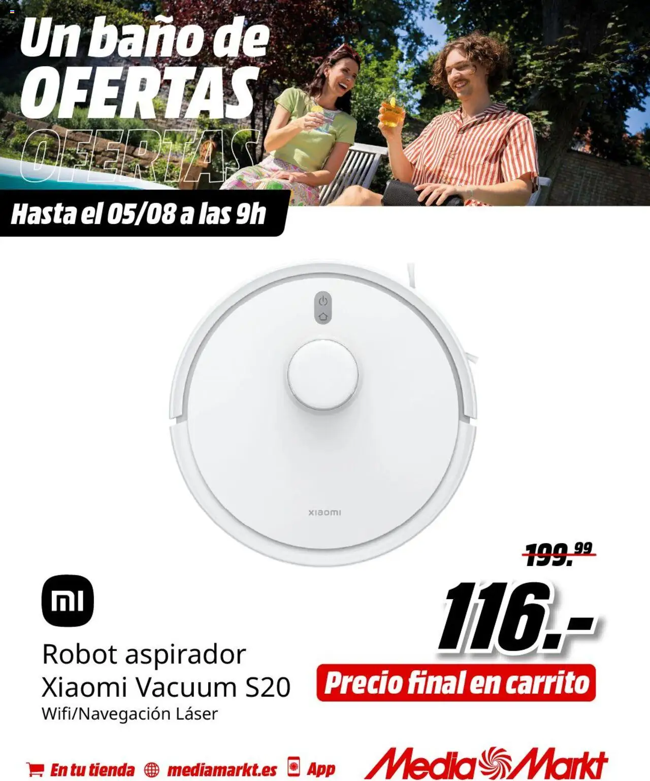 Media Markt folleto │ válido desde el 04.08.2025 | Página: 3 | Productos: Robot, Aspirador, Baño