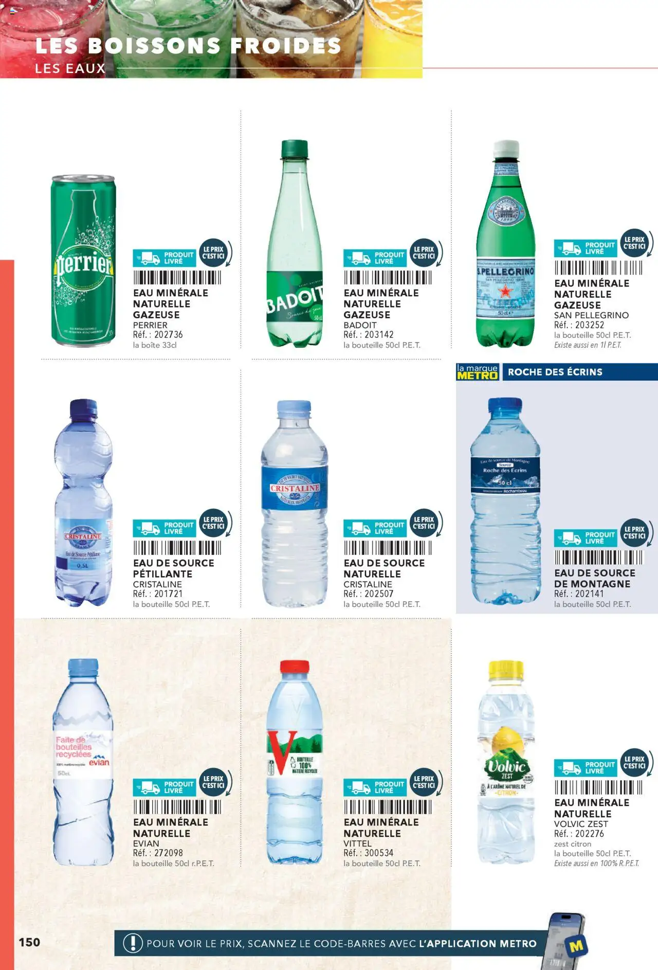  | Page: 150 | Produits: Volvic, Eau minerale naturelle Evian, Eau minérale naturelle, Livre