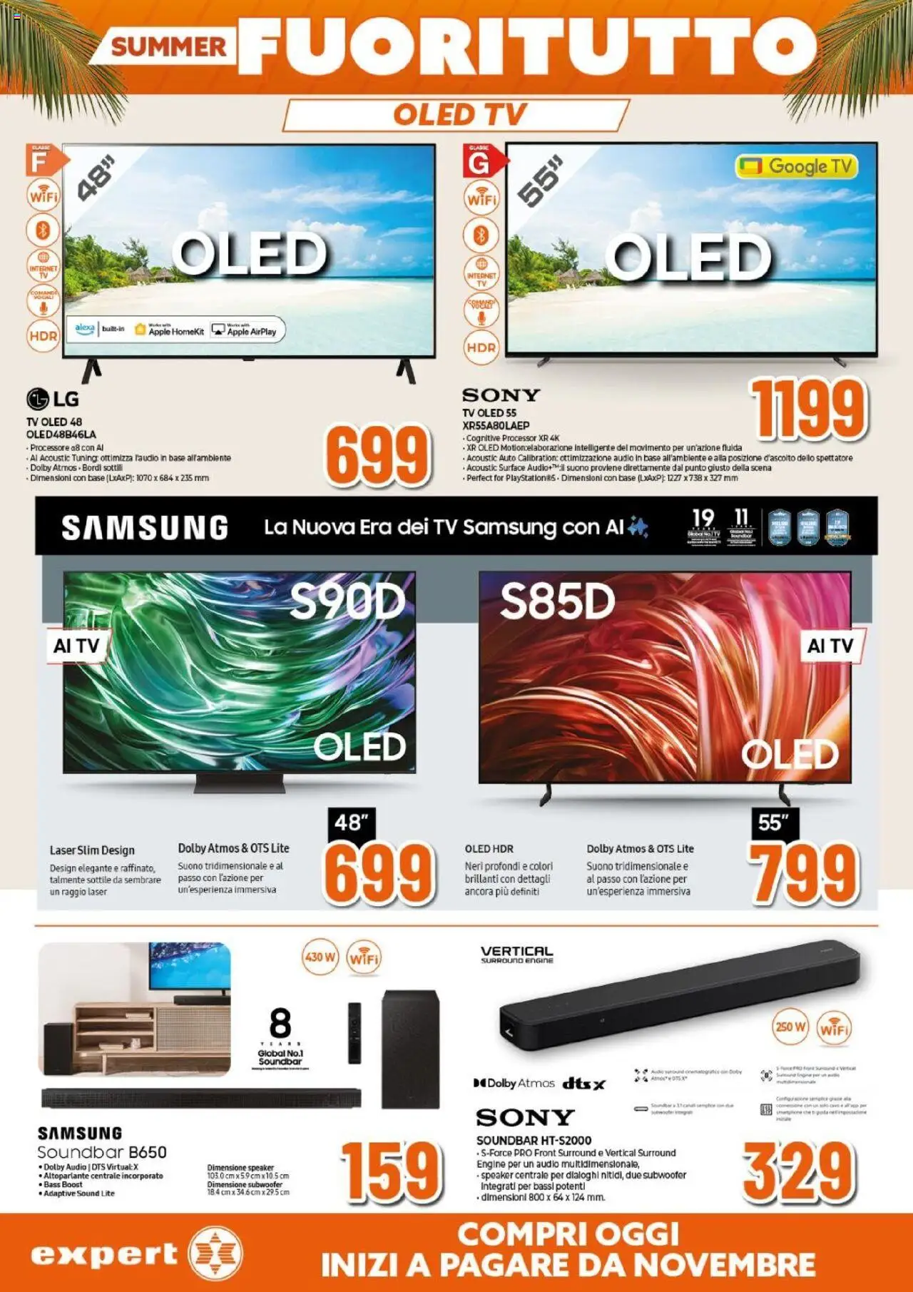 Volantino Expert del 31.07.2025 | Pagina: 31 | Prodotti: Tv samsung, Altoparlante, TV, Samsung