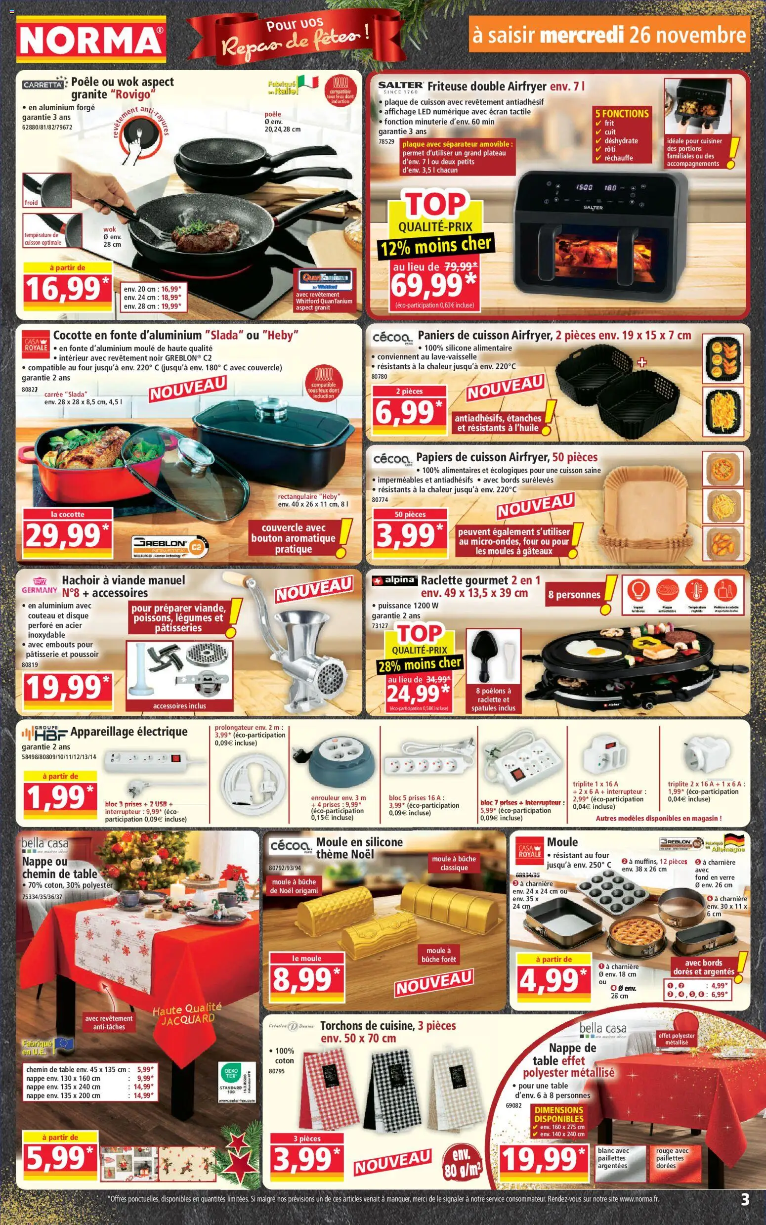 {H1} | Page: 3 | Produits: Plaque de cuisson, Friteuse, Charnière, Nappe