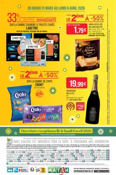 Match Supermarché - Prévisualisation de Match Supermarché - Délicieuses pâques | Meaux valide à partir de 31.03.2026 | Page: 28 | Produits: Paprika, Mètre, Chips, Gouda