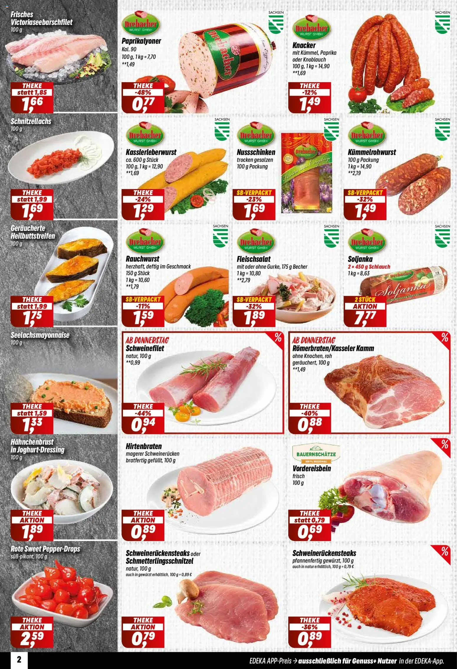 Simmel Prospekt 	 – gültig ab 27.10.2025 | Seite: 2 | Produkte: Theke, Schweinefilet, Wurst, Hahnchenbrust