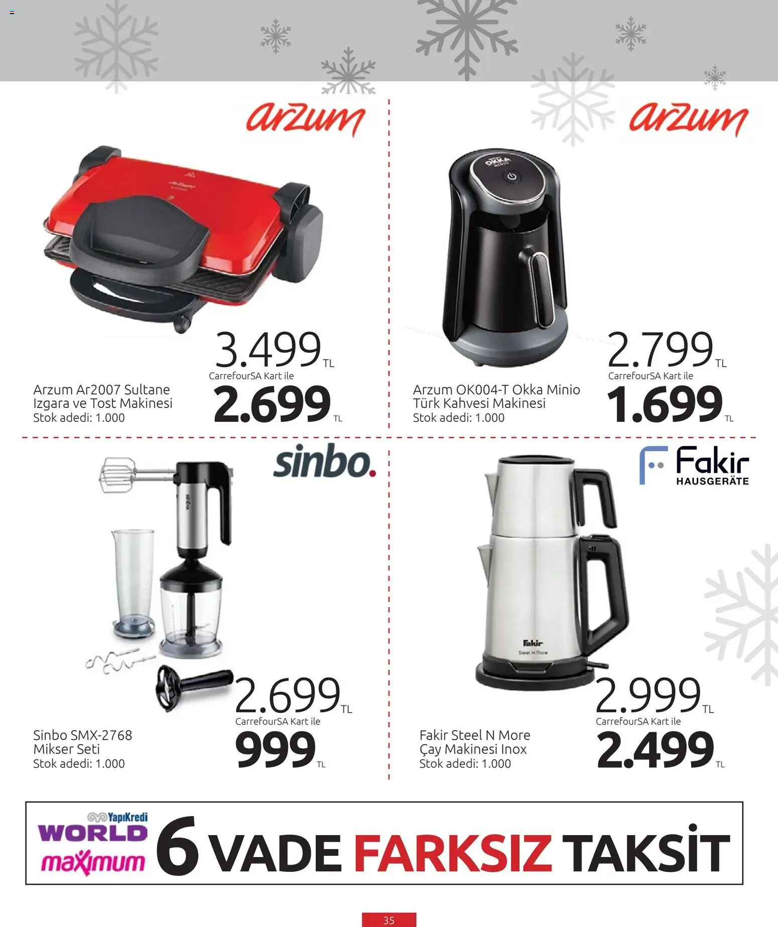 CarrefourSA Katalog Yeni Yılda ne lazımsa - 18.12.2025 tarihinden itibaren geçerlidir | Sayfa: 37