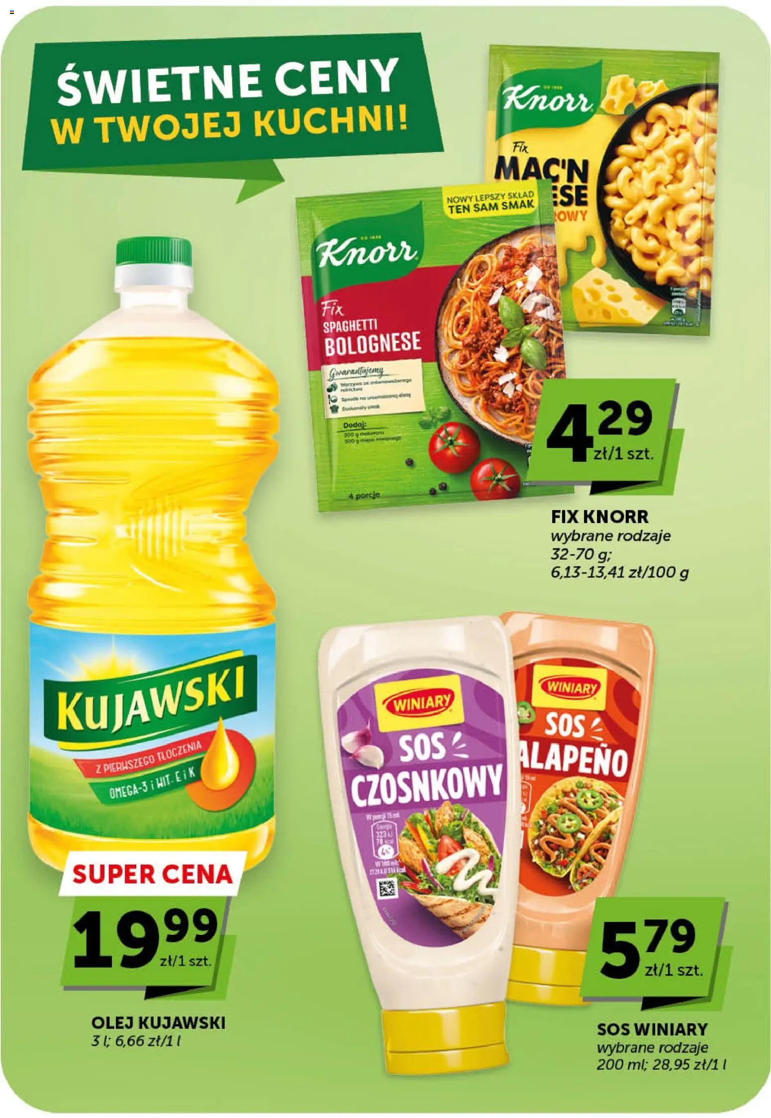 ABC gazetka - Minimarket od 30.04.2026 | Strona: 13 | Produkty: Olej kujawski, Olej, Sos