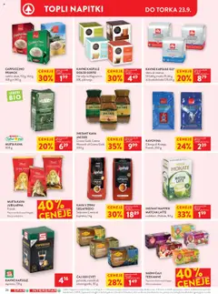 Novi Spar katalog ponudbe – veljaven od 17.09.2025 | Stran: 28 | Izdelki: Instant kava, Kavne kapsule, Kava, Caj