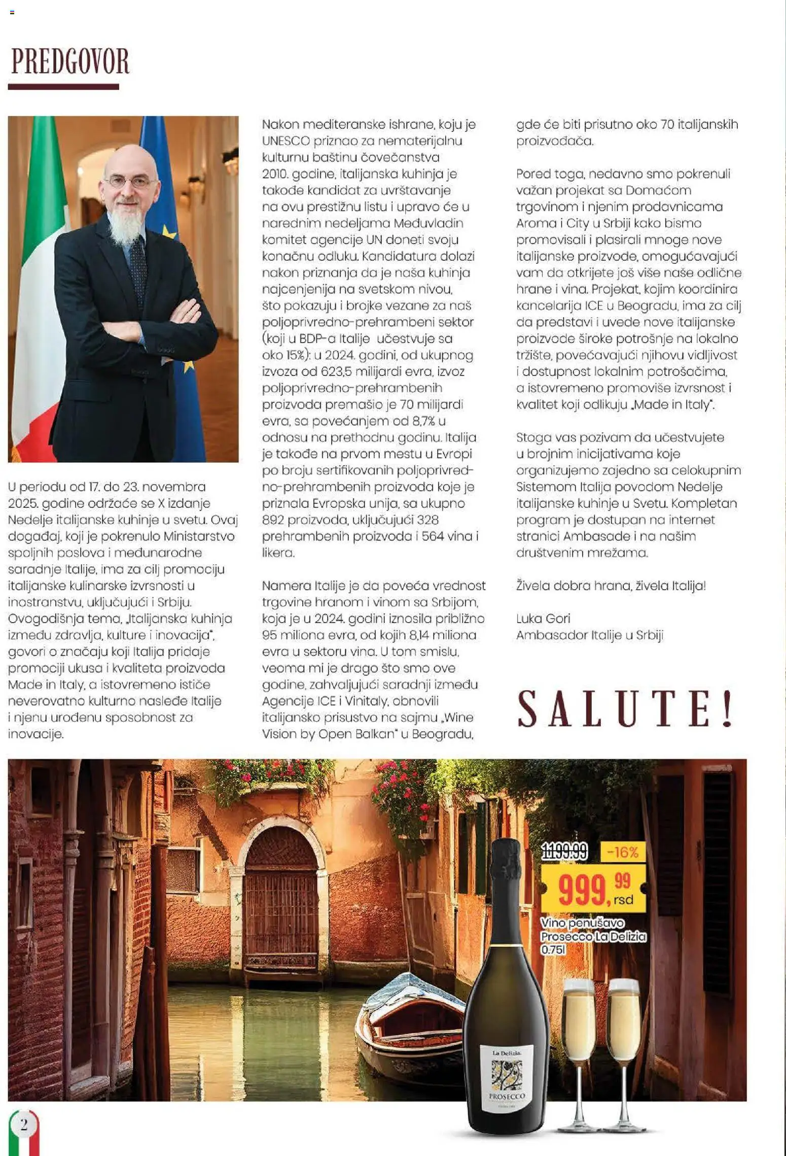 Aroma Market katalog - važi od 17.11.2025 | Strana: 2 | Proizvode: Sto, Kuhinja, Vino