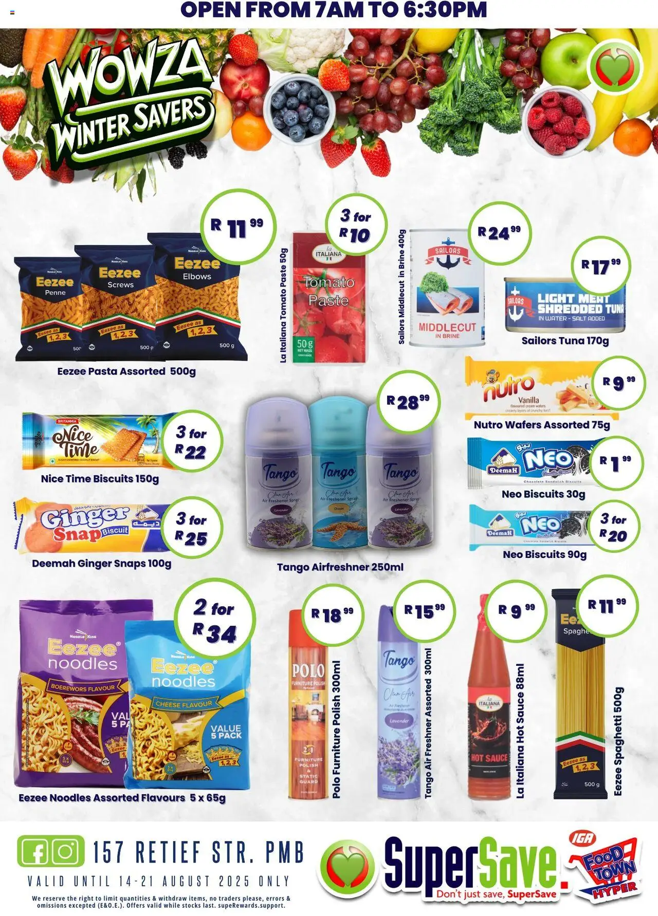 Super Save Specials │ valid from 14.08.2025 | Page: 27 | Products: Light, Cream, Water, Sauce