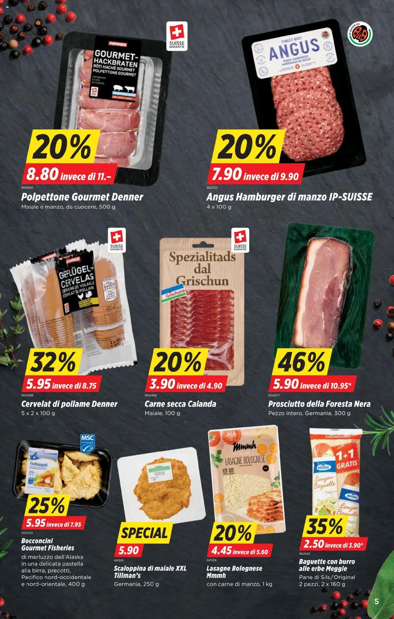 Denner Aktionen IT – gültig ab 16.09.2025 | Seite: 5 | Produkte: Pane, Baguette