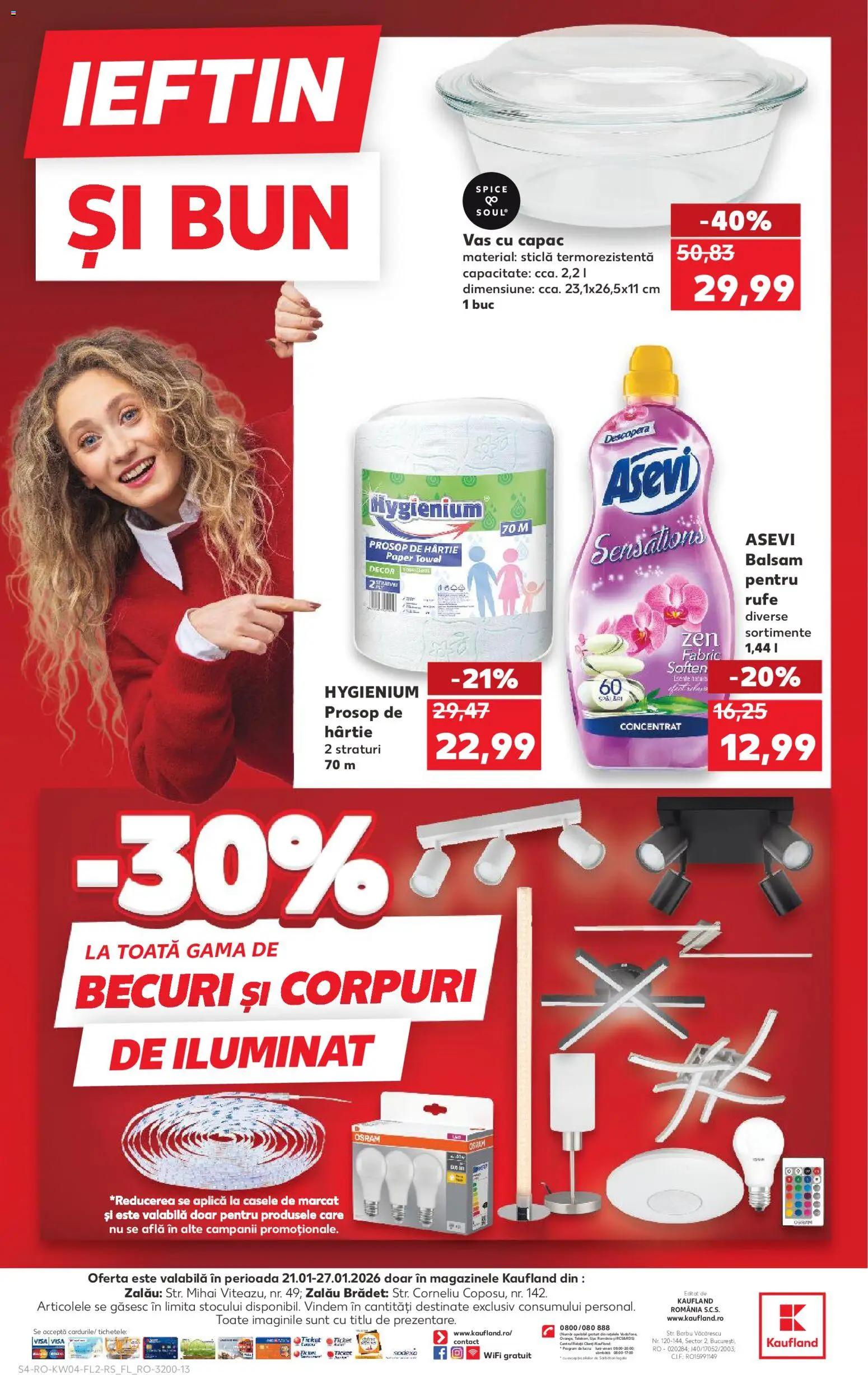 Noul catalog Kaufland – valabil de la 21.01.2026 | Pagină: 4 | Produse: Balsam, Yorgan