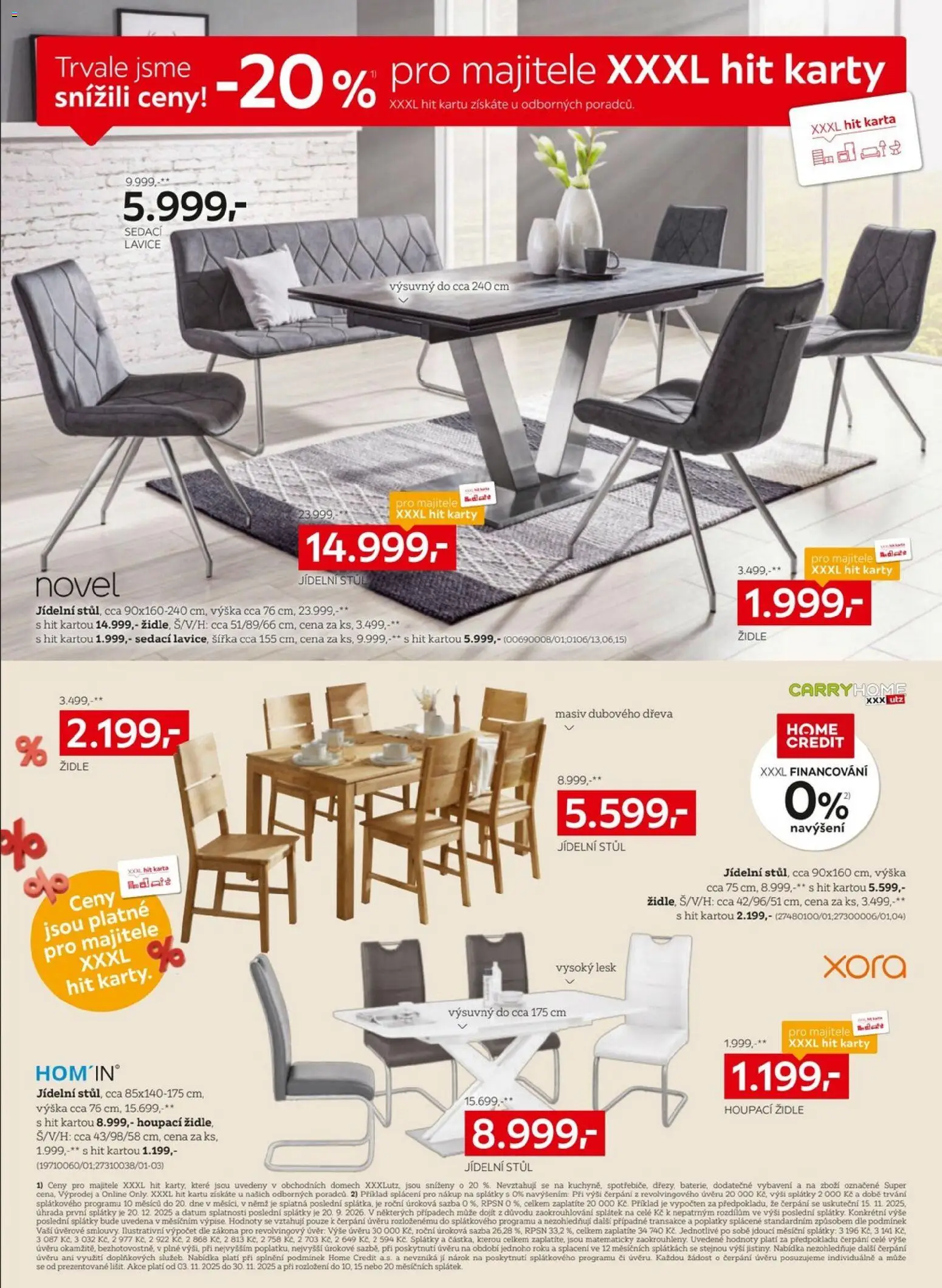 XXXLutz leták - Moderní jídelny v XXXLutz od 03.11.2025 | Strana: 2 | Produkty: Stůl, Židle, Karty, Lavice