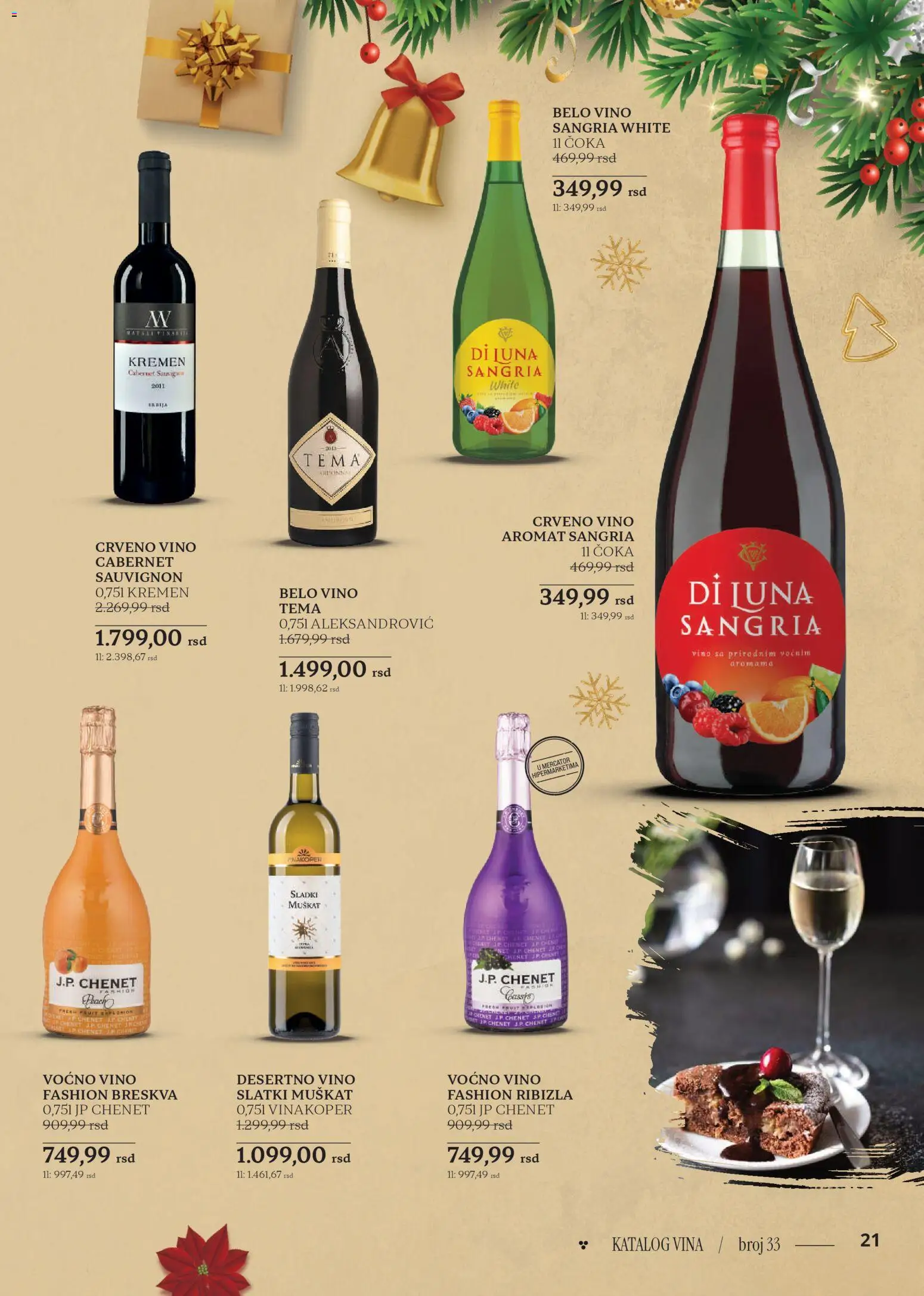 Roda katalog - važi od 18.12.2025 | Strana: 21 | Proizvode: Cabernet Sauvignon, Crveno vino, Belo vino, Breskva