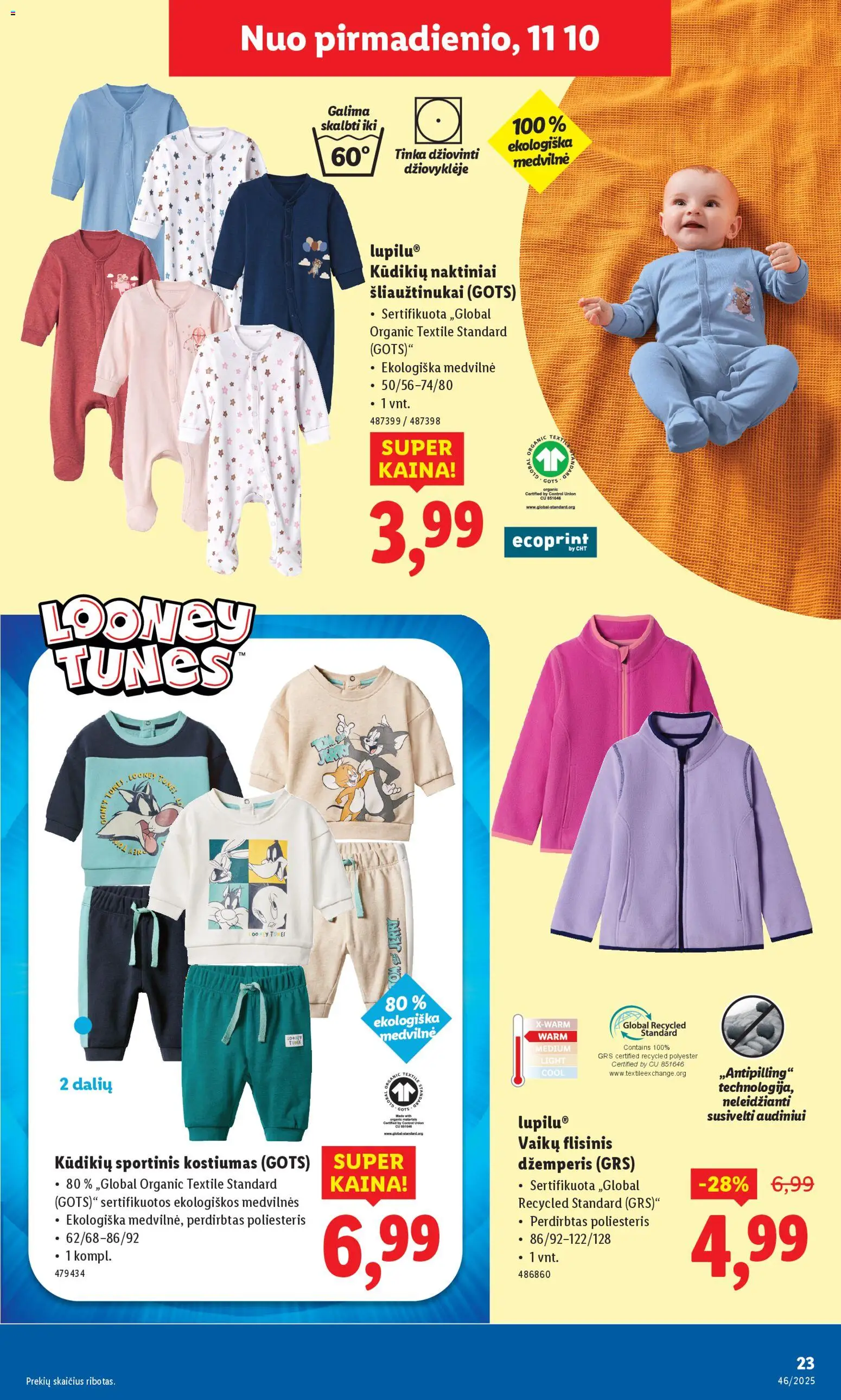 LIDL akcijos nuo 10.11.2025 | Puslapis: 23 | Prekių: Naktiniai, Džemperis, Kostiumas